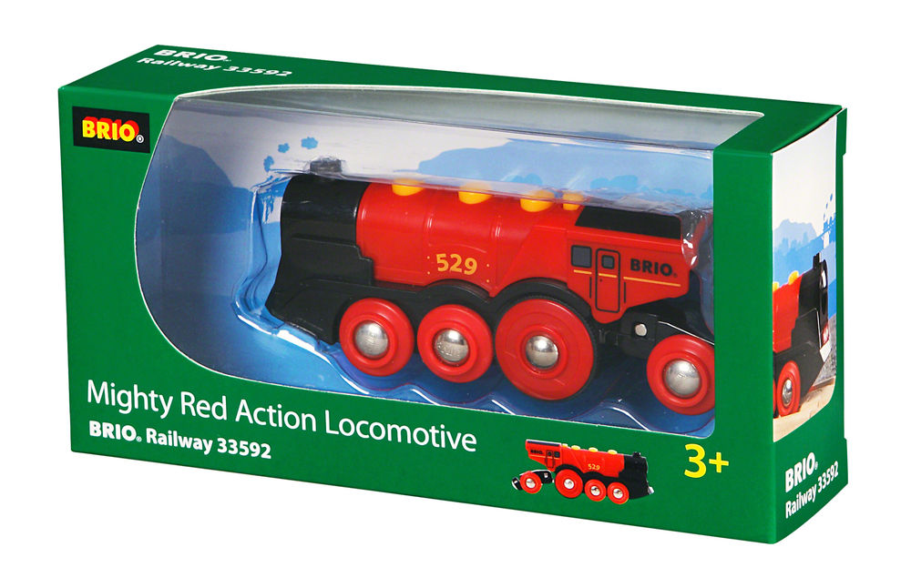 Brio grande locomotiva rossa a batterie - BRIO