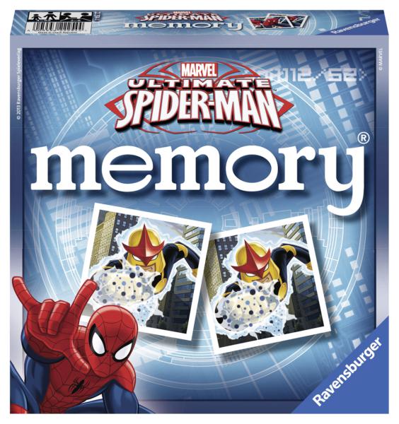 Ravensburger - memory versione ultimate spider man, 72 tessere, gioco da tavolo, 4+ anni - RAVENSBURGER, Avengers, Spiderman