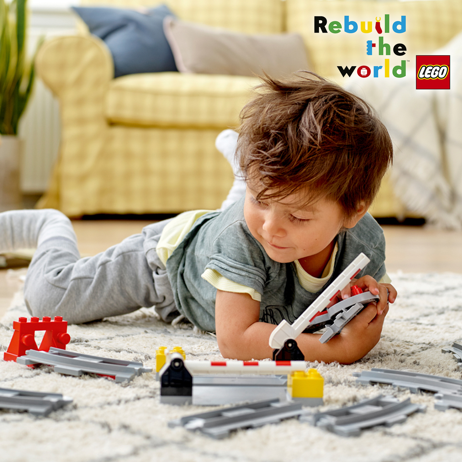 Lego duplo 10882 binari ferroviari, giochi per bambini in età prescolare con mattoncino sonoro, giocattoli educativi - LEGO DUPLO, Lego