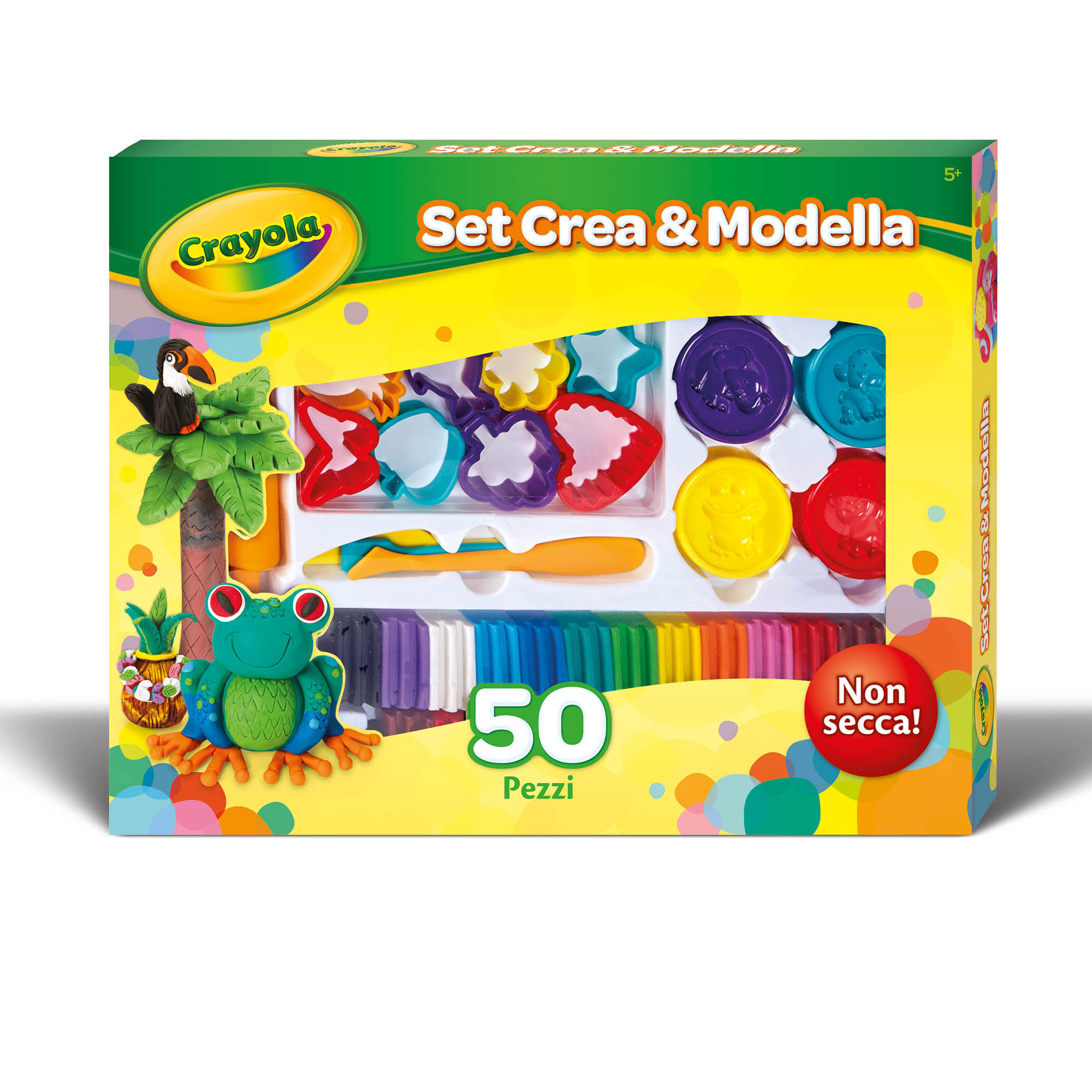 Set plastilina crea&modella 50 pezzi crayola - CRAYOLA