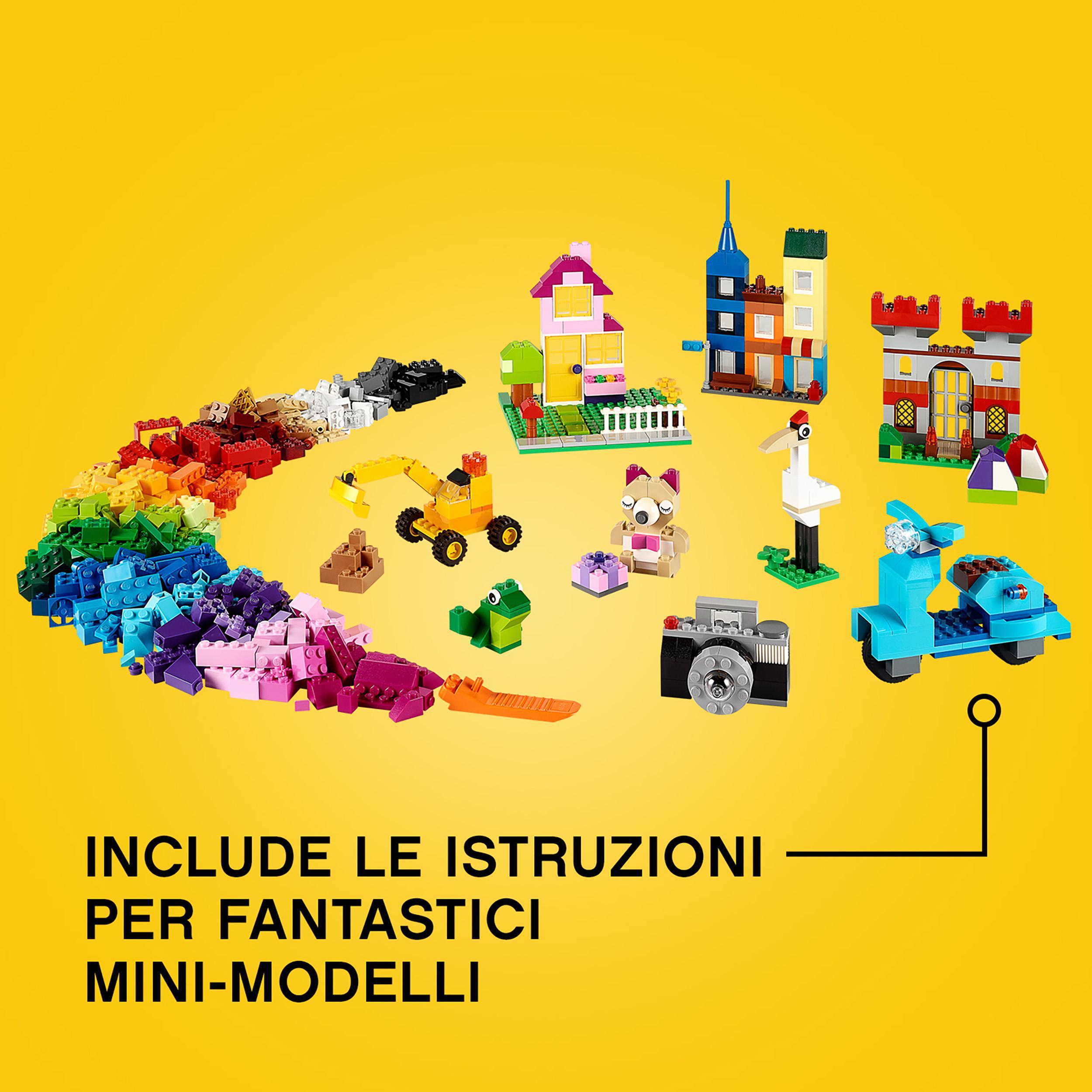 LEGO Classic 10698 Scatola Mattoncini Creativi Grande per Costruire  Macchina Fotografica, Vespa e Ruspa Giocattolo - Toys Center