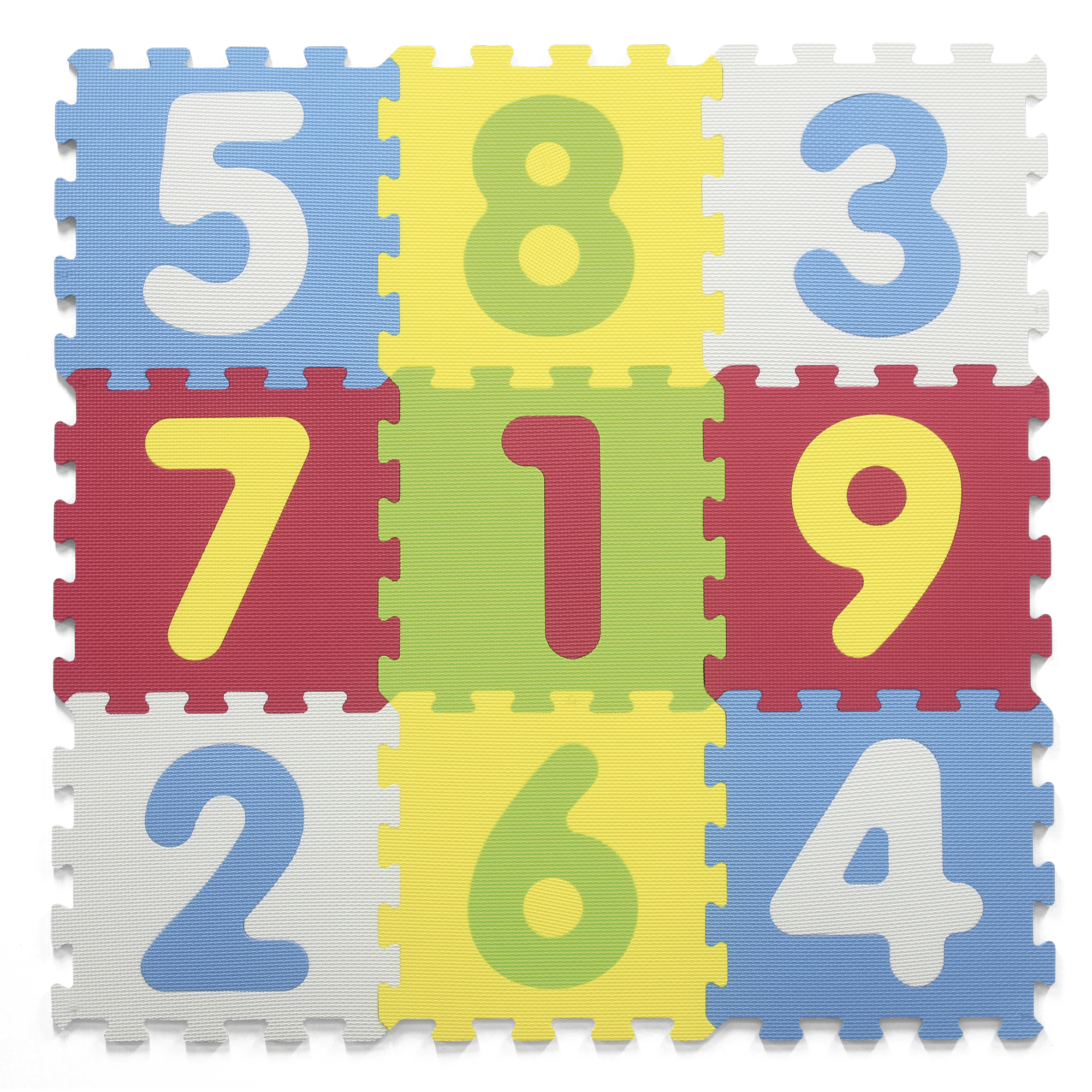 Tappeto puzzle numeri 9pz - BABY SMILE
