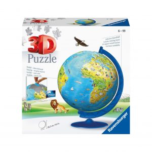 Ravensburger - 3d puzzle globo, 180 pezzi, 6+ anni - RAVENSBURGER 3D PUZZLE