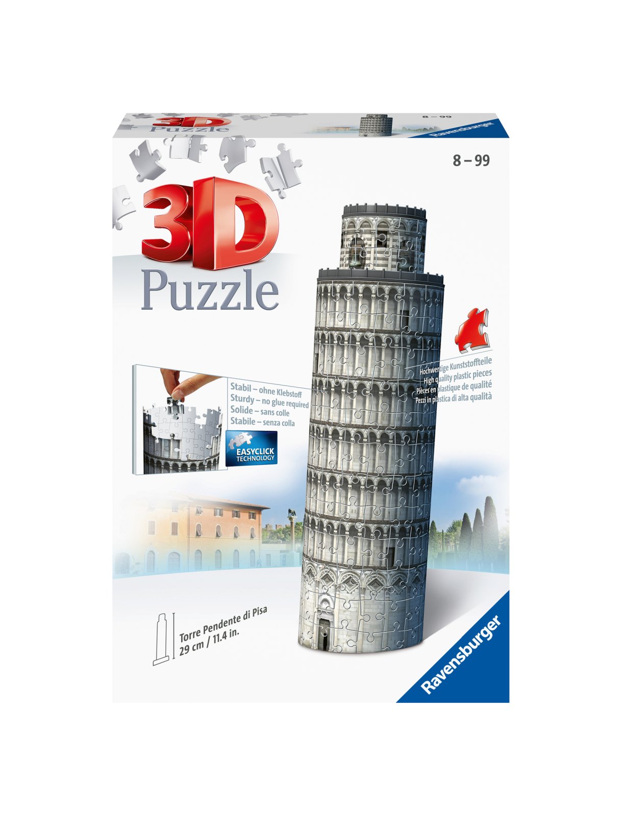 Puzzle 3D Torre di Pisa - Ravensburger Puzzle 3d - Toys Center