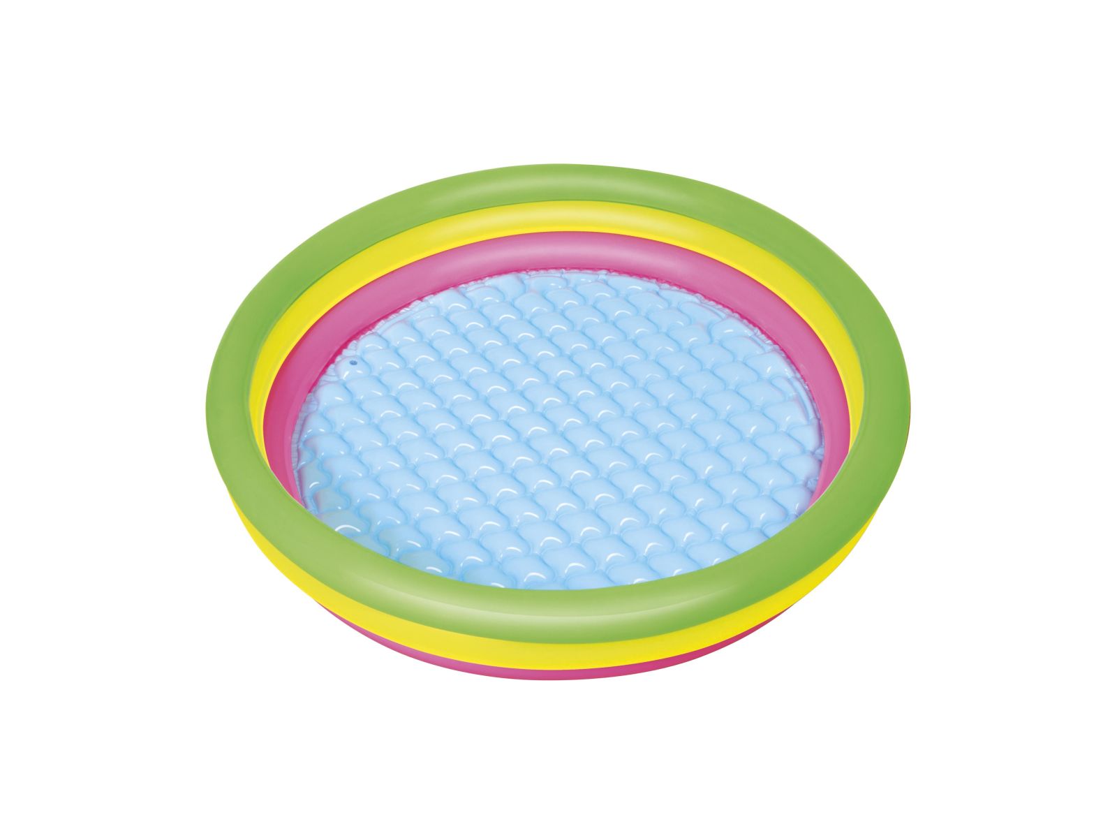 Bestway piscina summer 3 anelli color con fondo gonfiabile 102x25 cm - Bestway