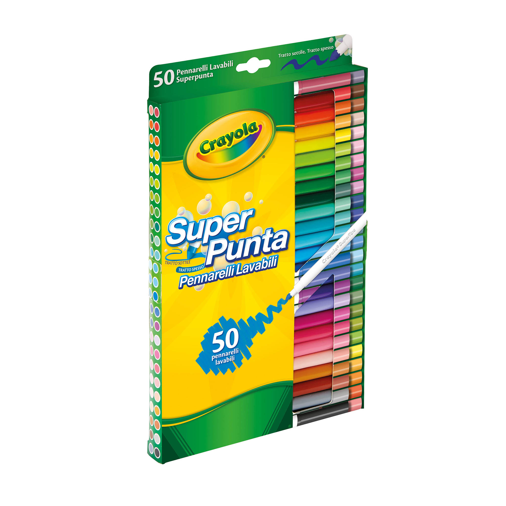 Pennarelli Ultra Lavabili Crayola per Bambini 12 pz. - Carta Shop