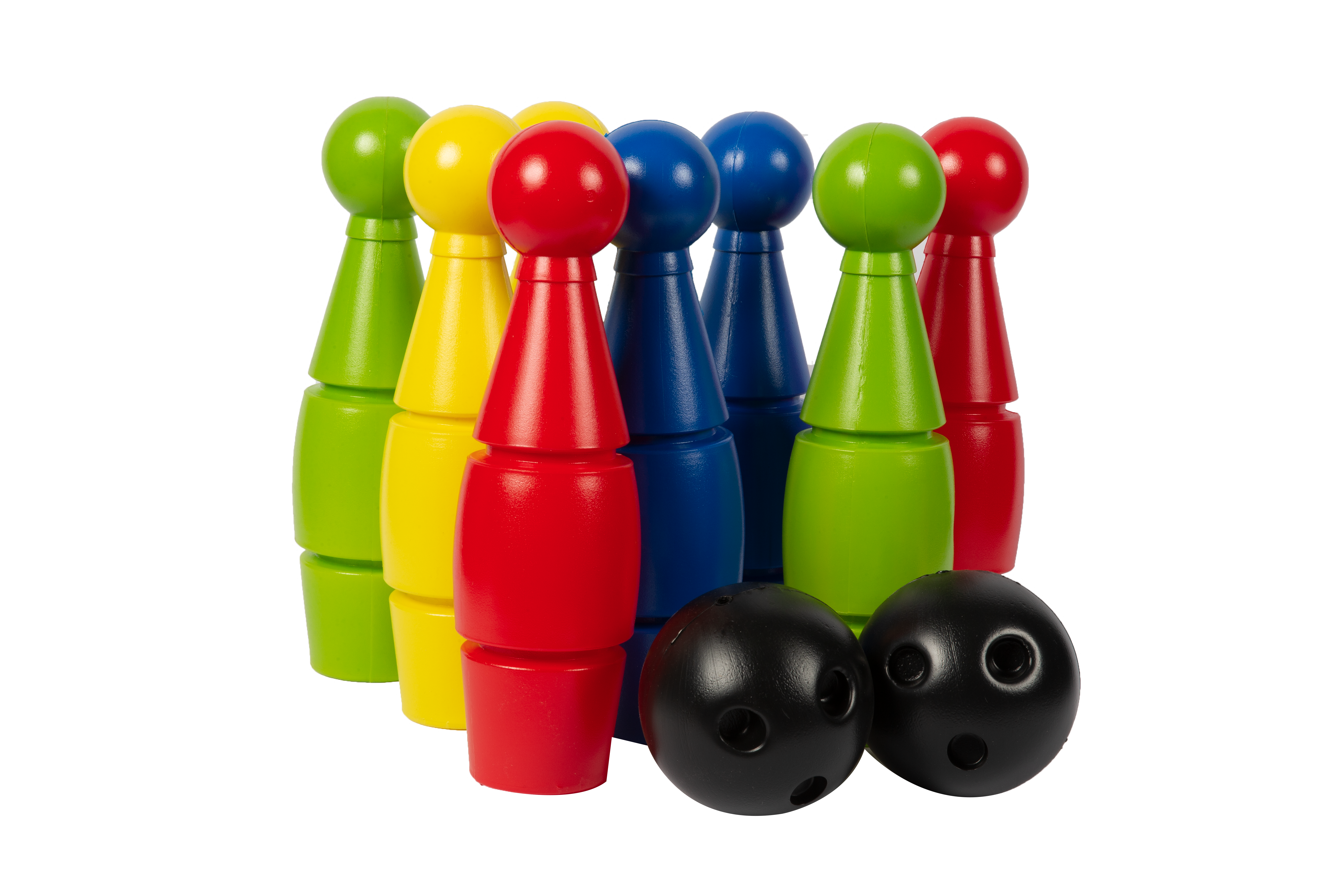 Bowling Set Birilli Giocattolo Con 10 Spilli E 2 Palline Per Bambini  Educazione Precoce Indoor