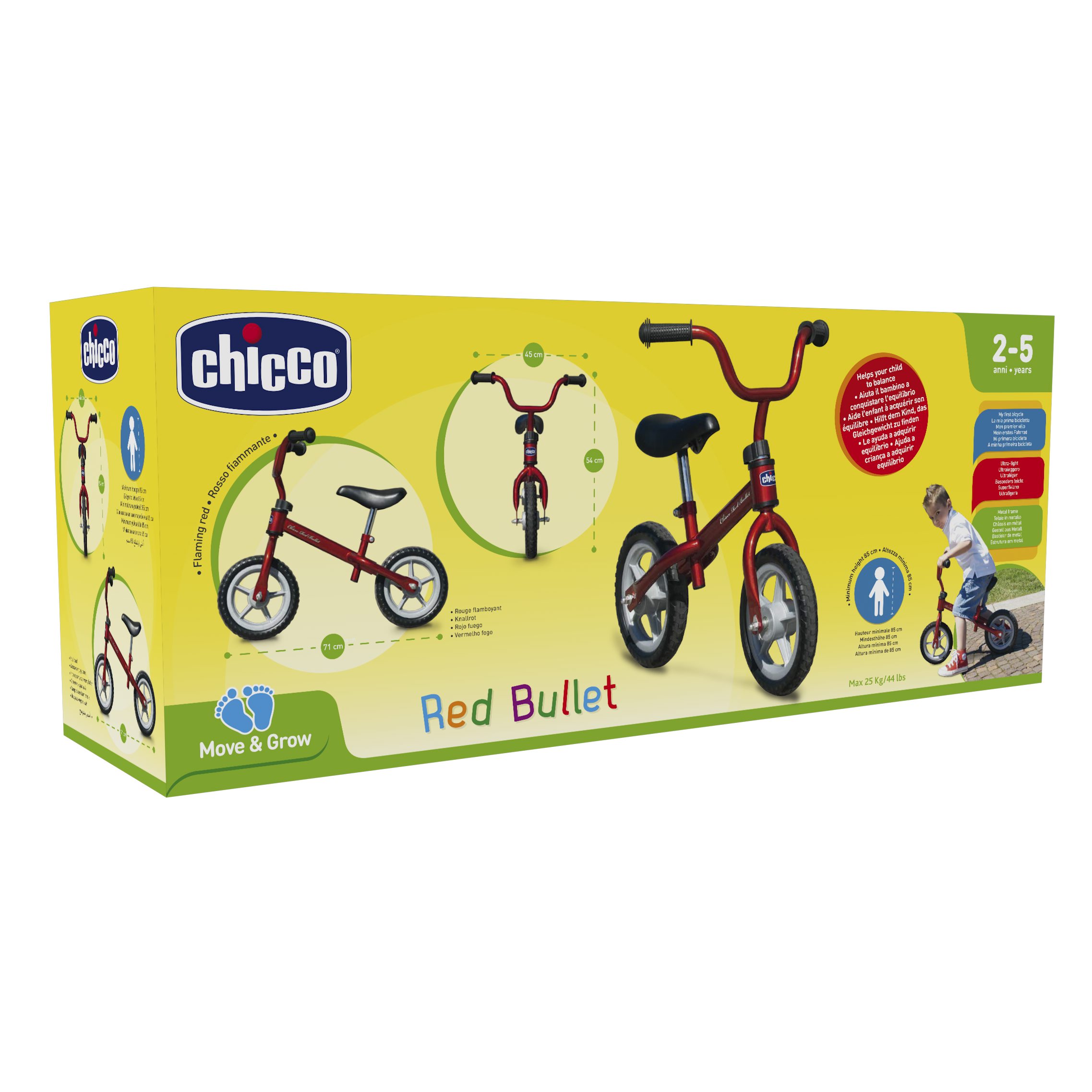 Prima bicicletta red bullet - Chicco