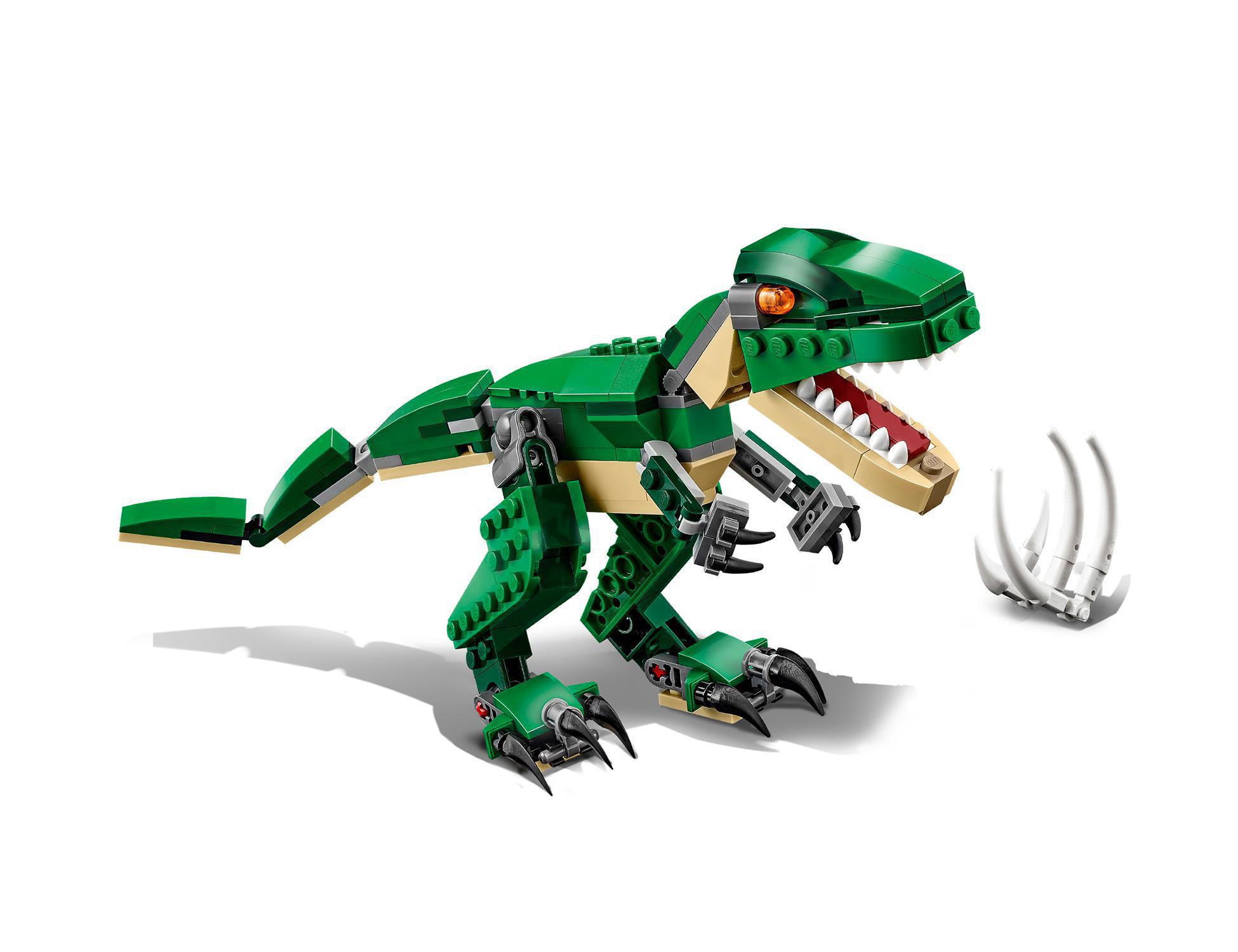Lego creator 31058 dinosauro, giocattolo 3 in 1, giochi per bambini da costruire con t-rex e pterodattilo, idee regalo - LEGO CREATOR, Lego