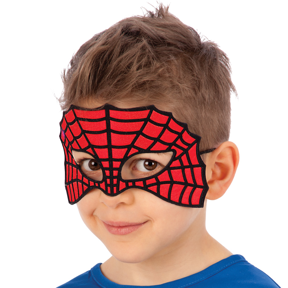 Maschera uomo ragno in tessuto rifrangente - Altro - Toys Center