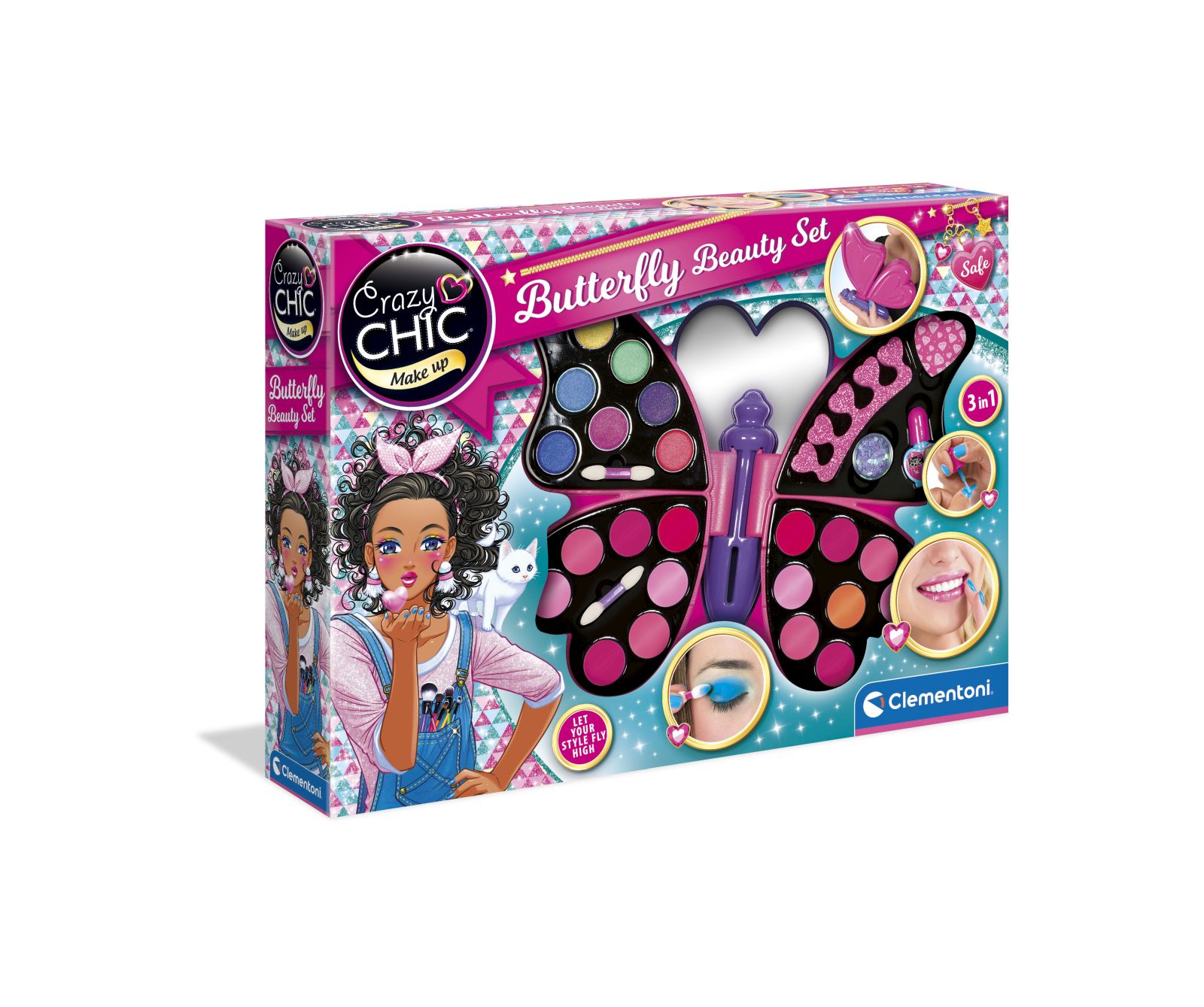 Crazy Chic - Butterfly Beauty Set - Crazy Chic - Toys Center