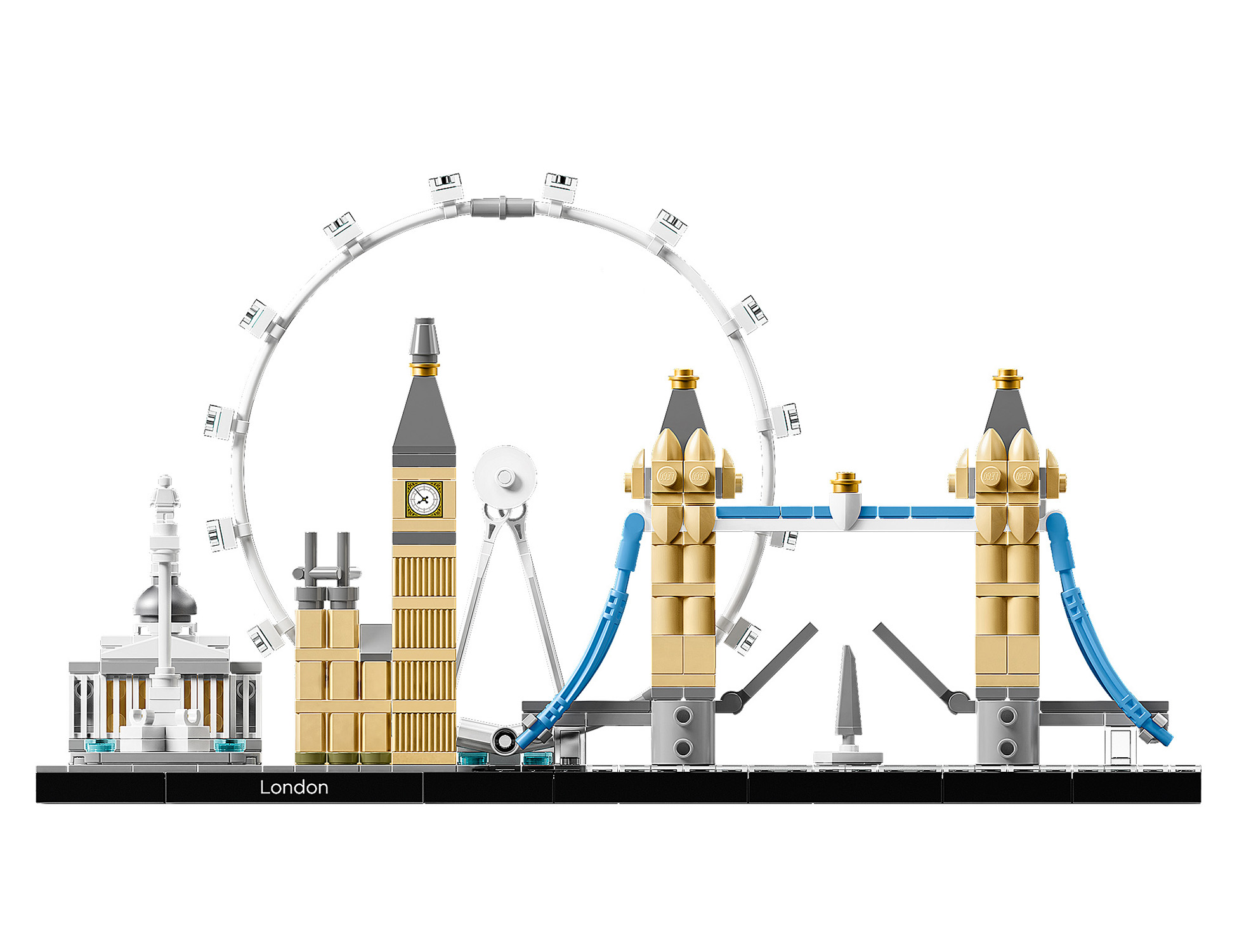 Lego architecture 21034 londra, con london eye, big ben e tower bridge, modellismo monumenti, idea regalo, toys center - LEGO ARCHITECTURE, Lego