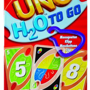 Mattel games- uno h20, gioco di carte per tutta la famiglia - MATTEL GAMES, UNO