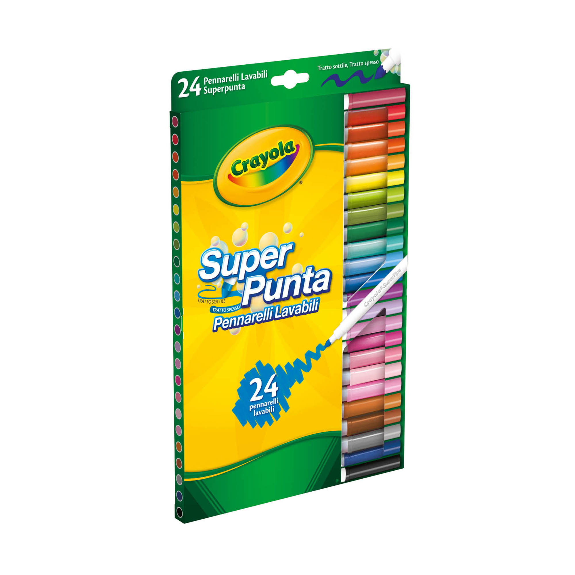 24 pennarelli superpunta lavabili crayola - CRAYOLA