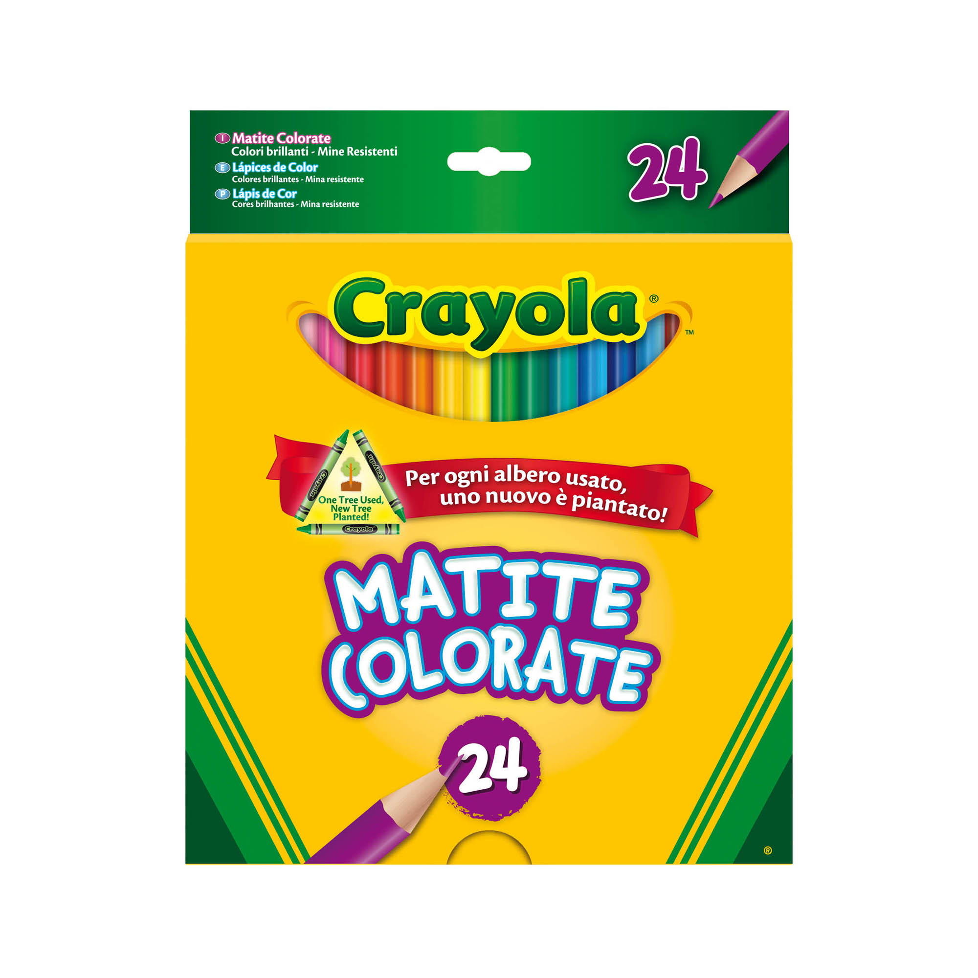 24 matite colorate crayola - CRAYOLA