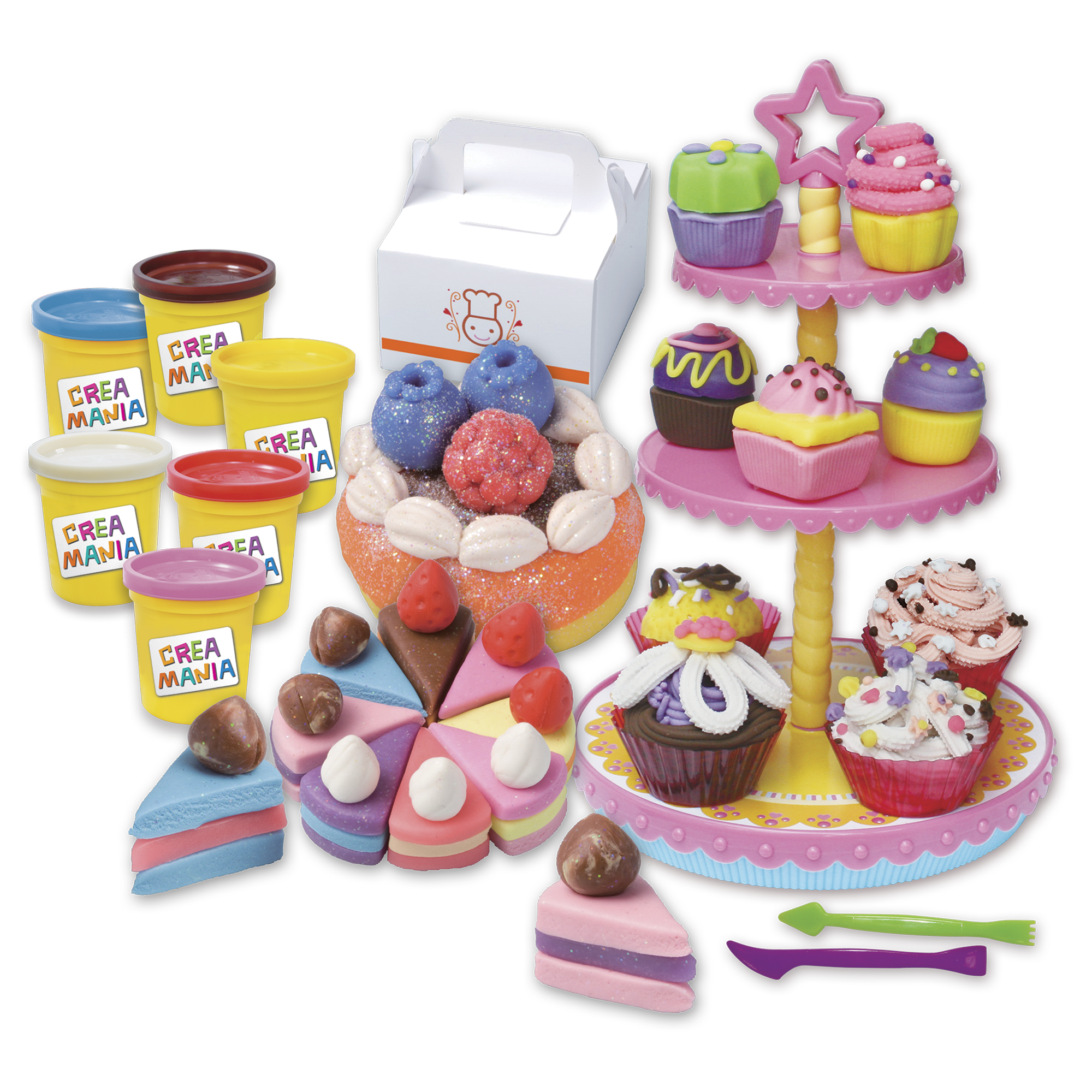 Cupcake set - pasta da modellare - CREA MANIA