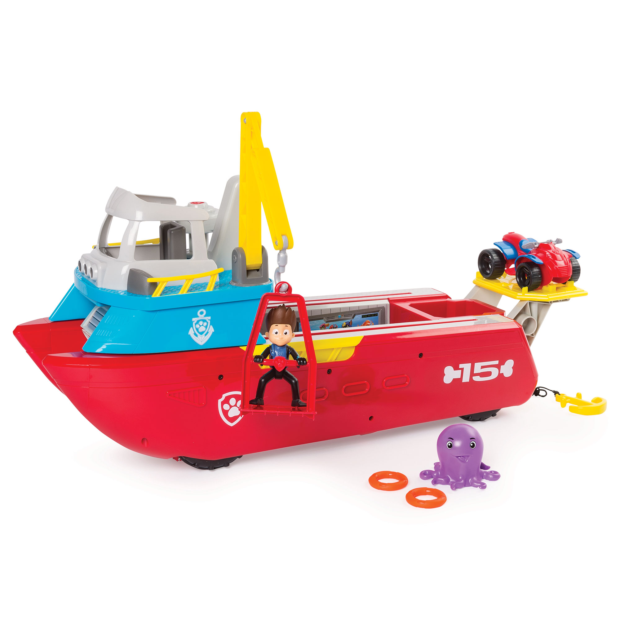 Veicolo sea patroller con luci e suoni e trasformazioni - Paw Patrol