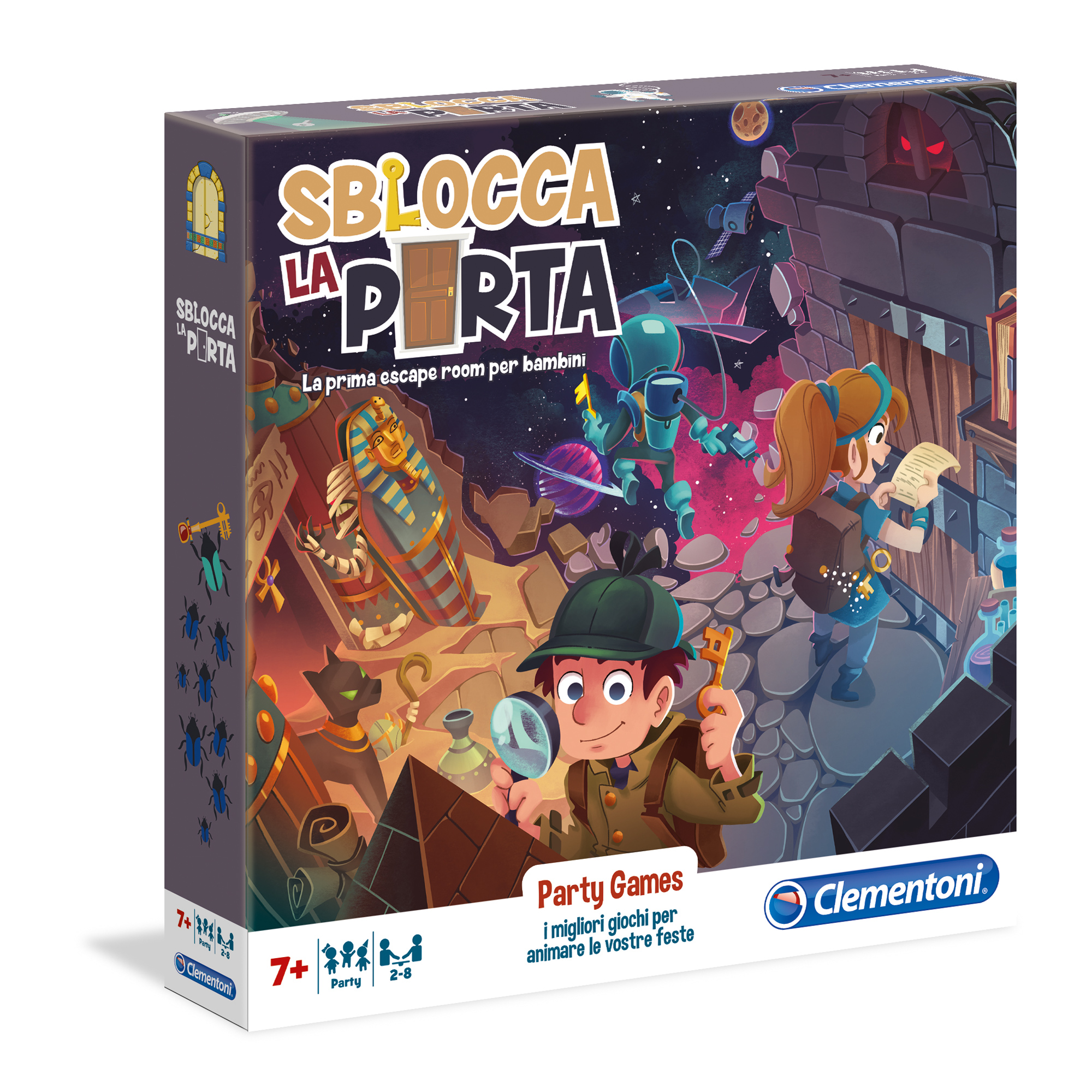 PARTY GAMES - SBLOCCA LA PORTA - CLEMENTONI - GIOCHI DA TAVOLO - Linee