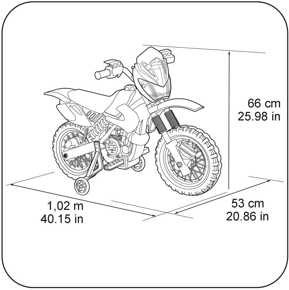 Motorbike cross 6v - FEBER