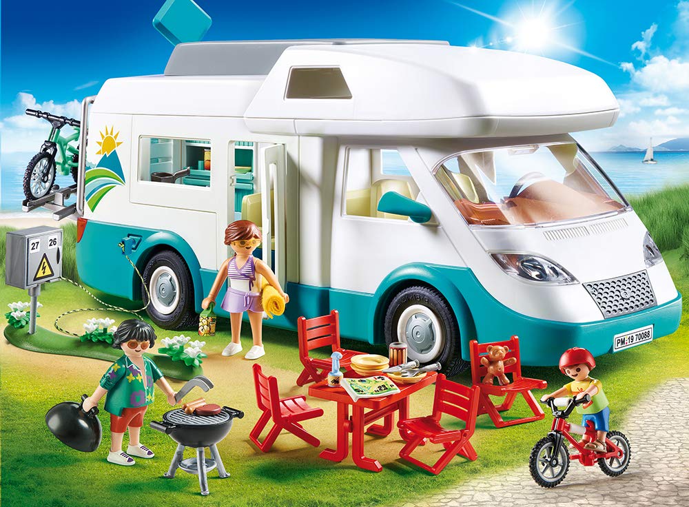 Playmobil 70088 - camper con famiglia in vacanza - 