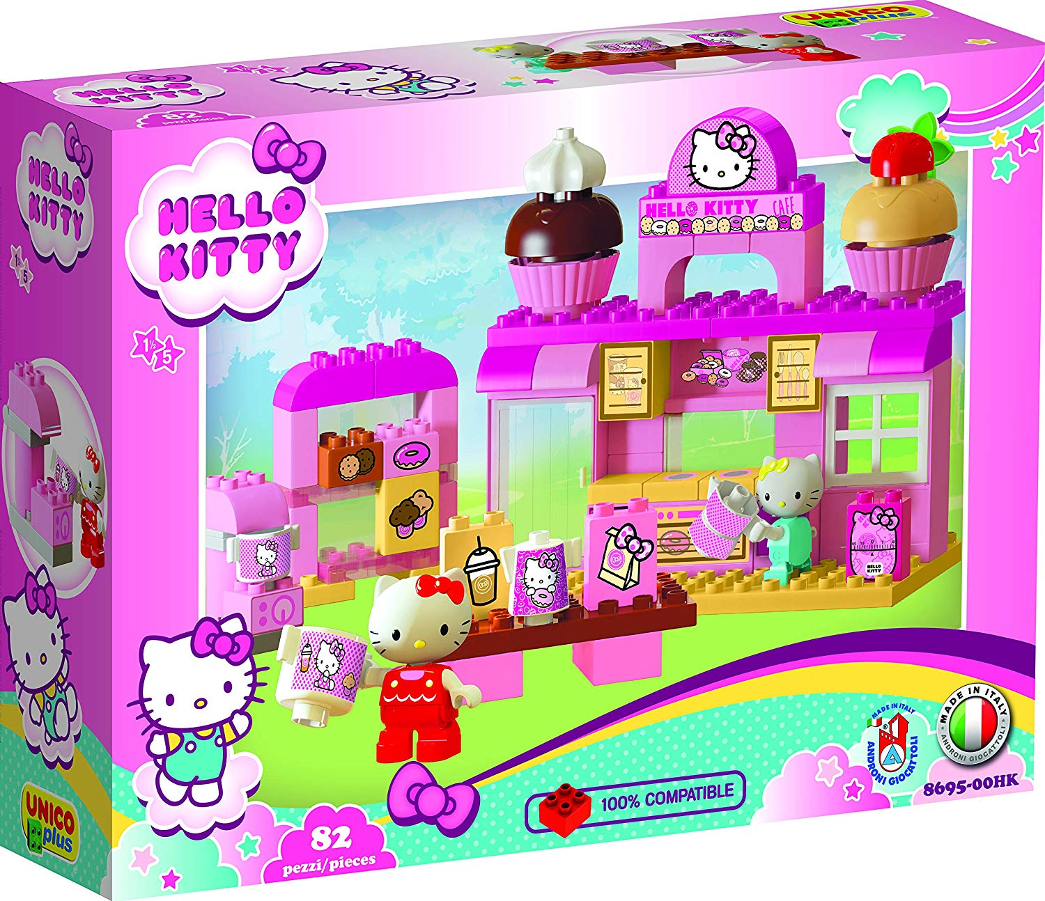 Hello kitty pasticceria 8695-00hk compatibile lego duplo - Hello Kitty, Lego