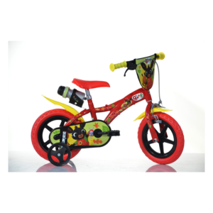 Bicicletta per bambini 12" bing - telaio in acciaio, ruote in gomma gonfiabili, stabilizzatori di serie e freno anteriore - ideale per bambini di altezza 87-100cm, 3-5 anni - BING