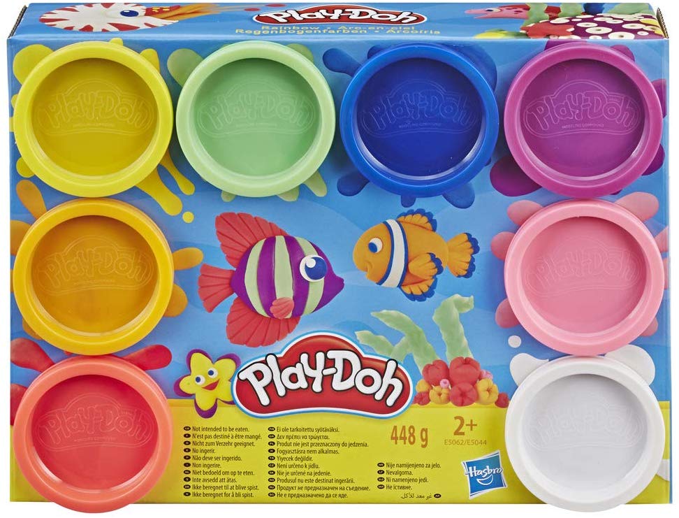 Play-Doh - Confezione da 8 vasetti di pasta da modellare - Toys Center