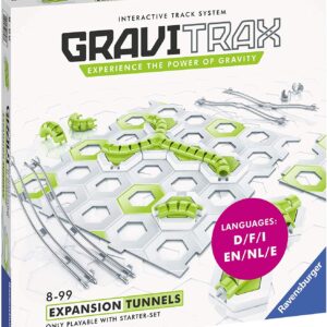 Ravensburger gravitrax tunnel, gioco innovativo ed educativo stem, 8+, accessorio - GRAVITRAX