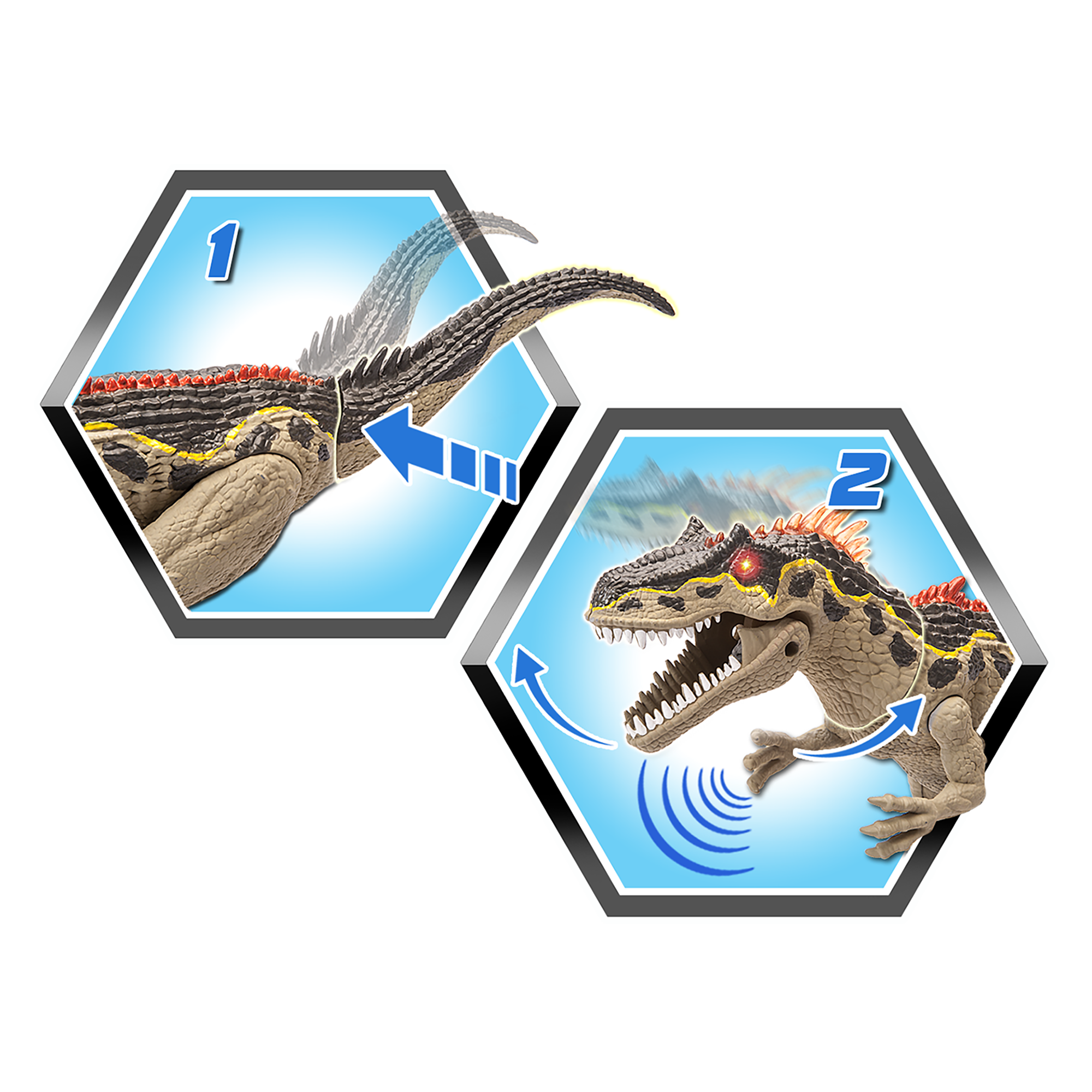 Mega playset dinosauro - INVINCIBLE HEROES