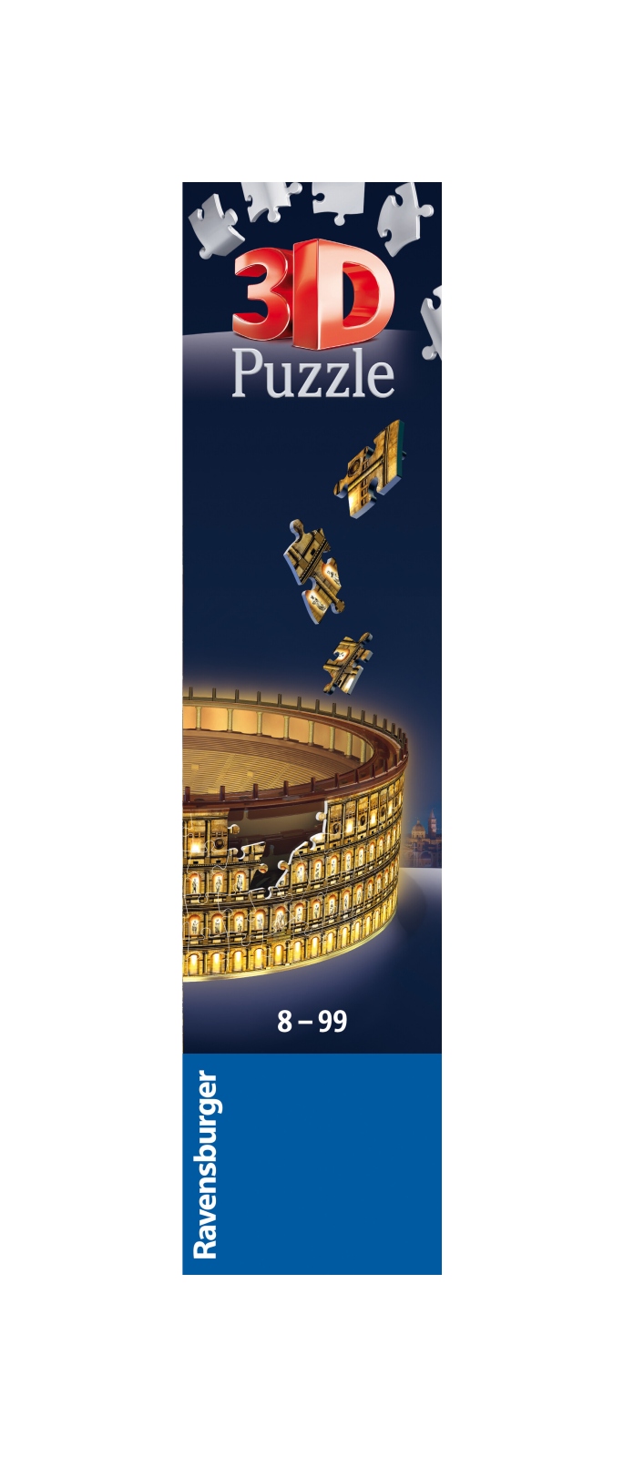 Ravensburger - 3D Puzzle Colosseo Night Edition con Luce, Roma