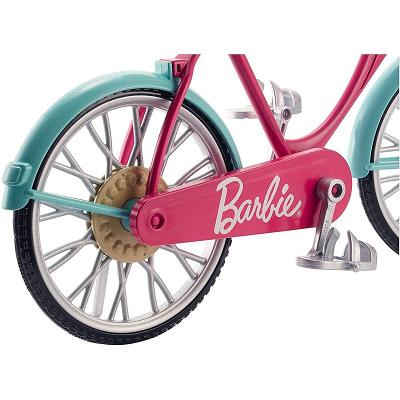 Barbie Bicicletta per Bambole con Casco e Accessori - Toys Center