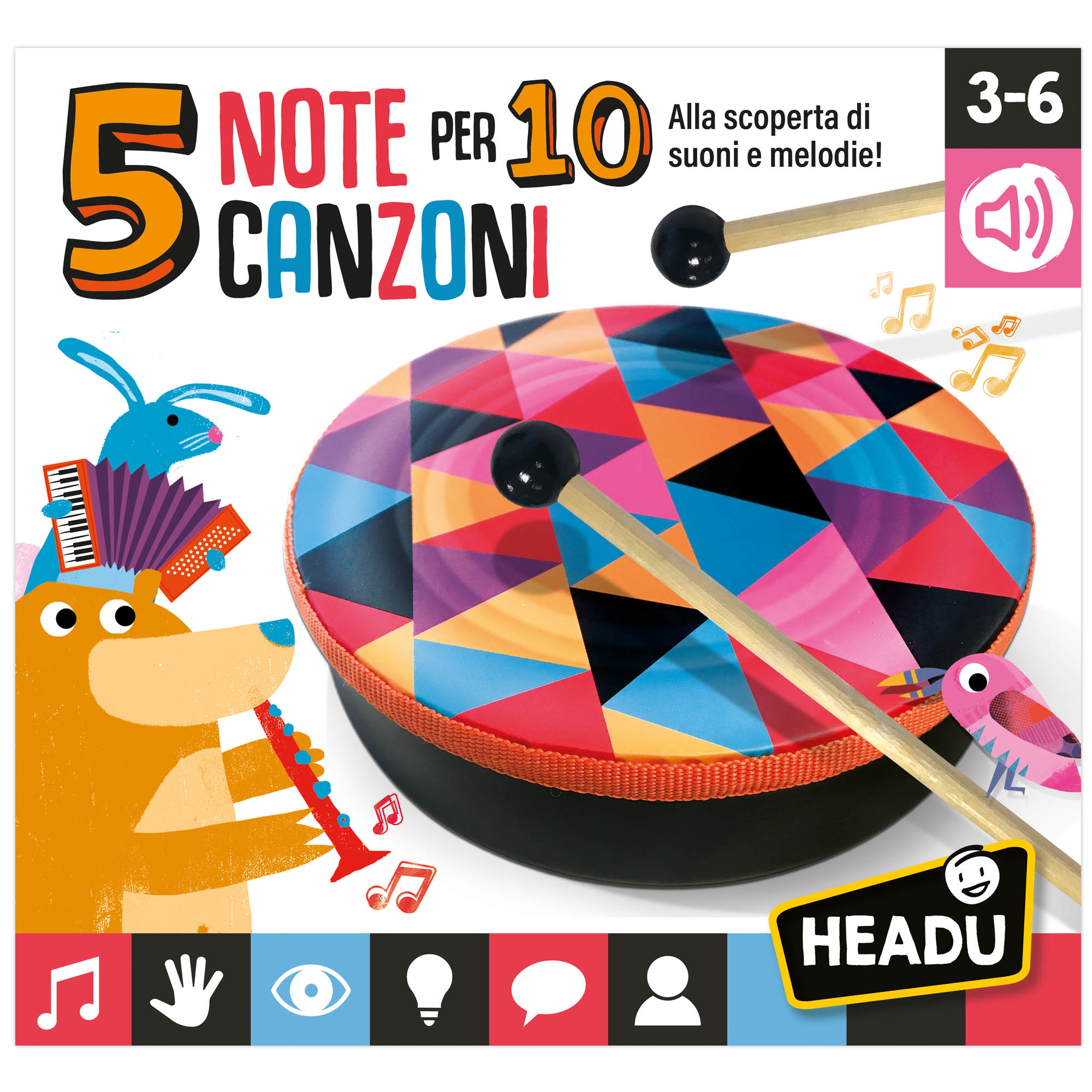 Headu cinque note per dieci canzoni - 