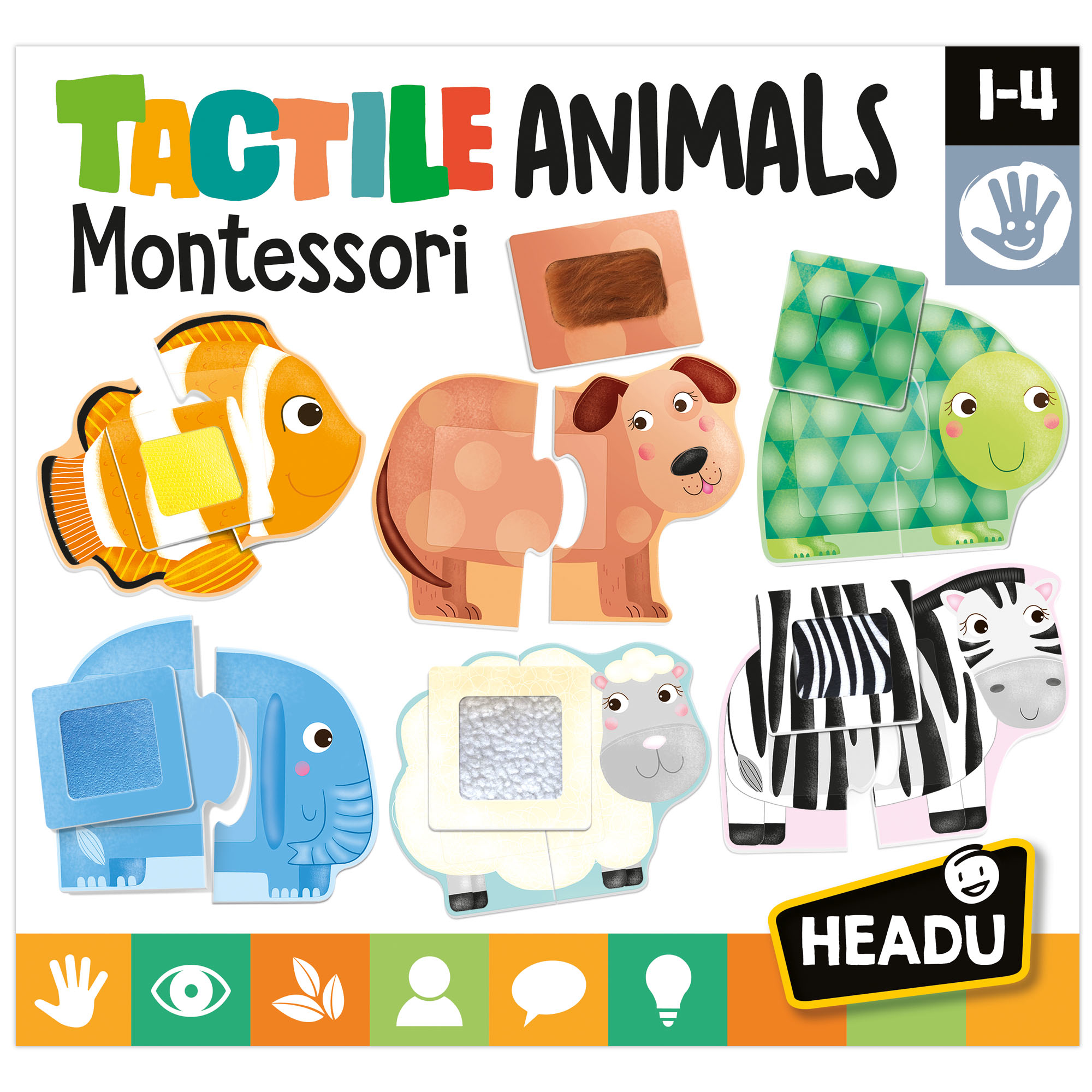 Headu - headu tactile animals montessori - HEADU