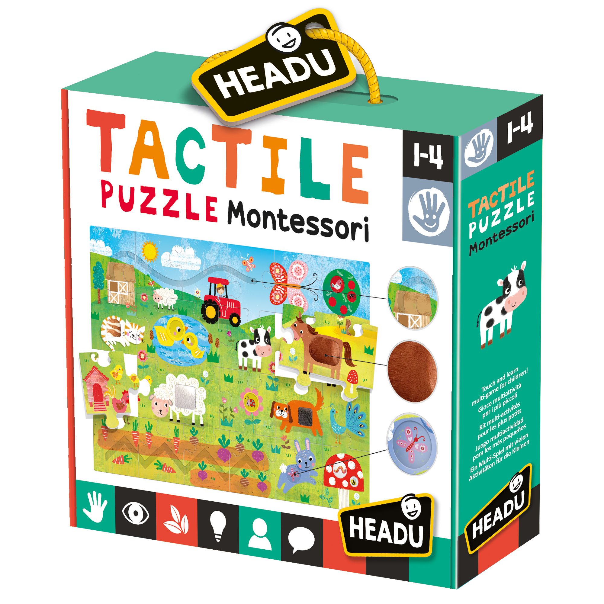 Headu - headu tactile puzzle montessori - HEADU