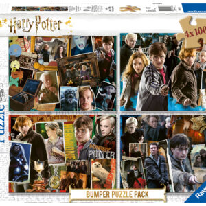 Ravensburger bumperpack 4x100 harry potter - Harry Potter, RAVENSBURGER