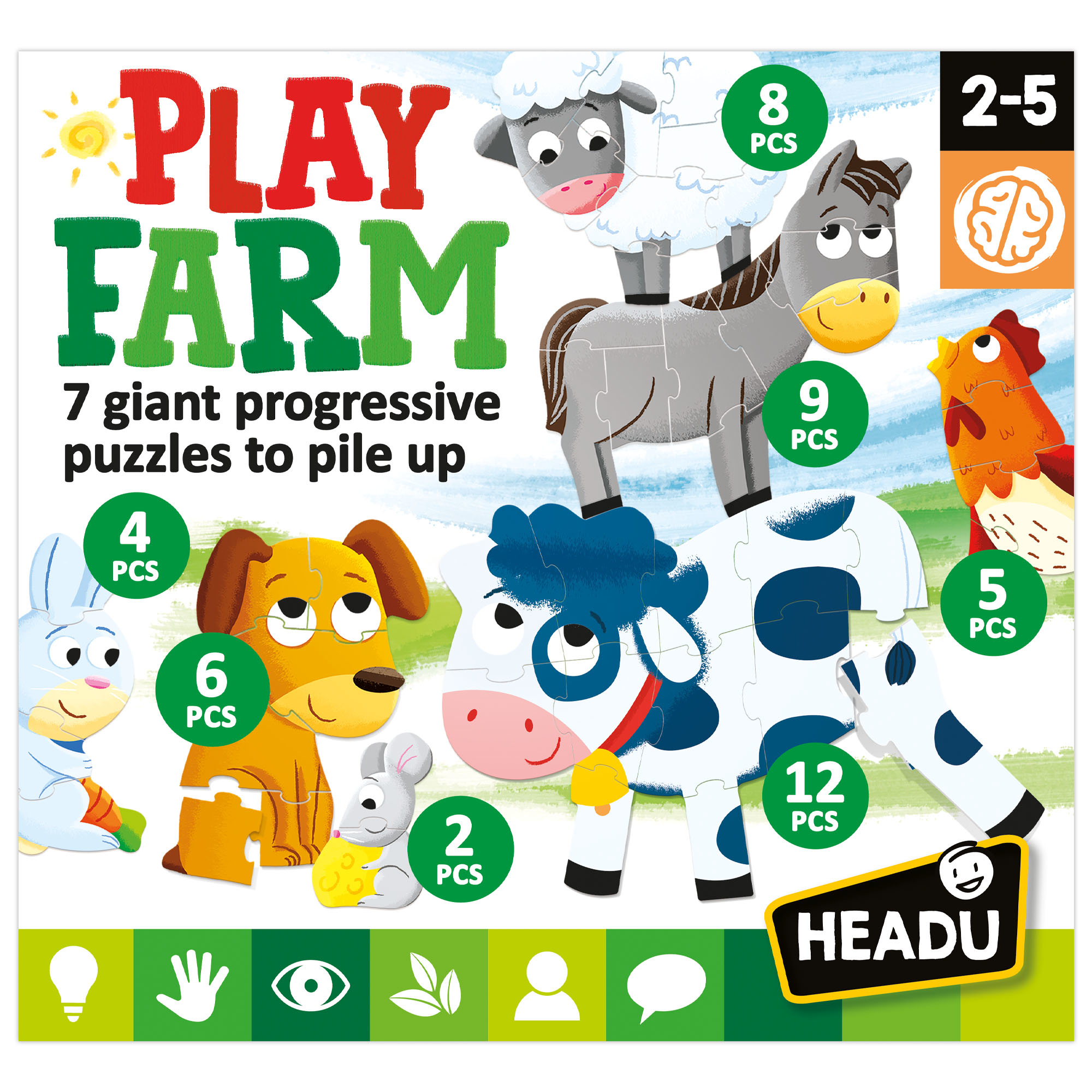 Headu play farm progressive puzzle - 