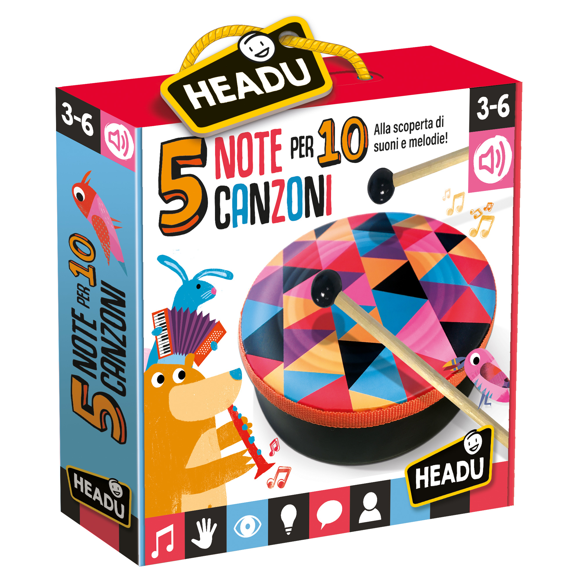 Headu cinque note per dieci canzoni - 