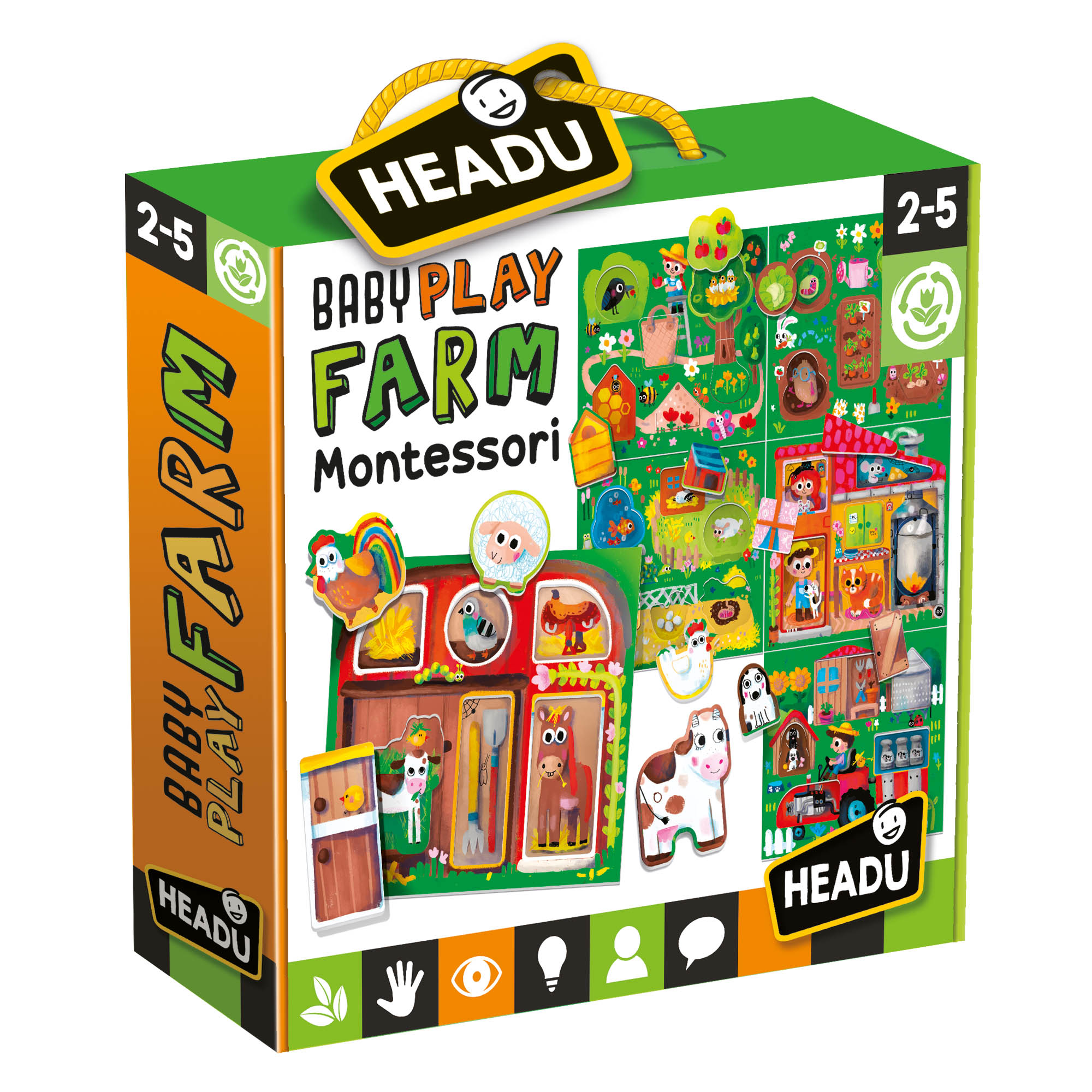 Headu - headu baby play farm montessori - HEADU