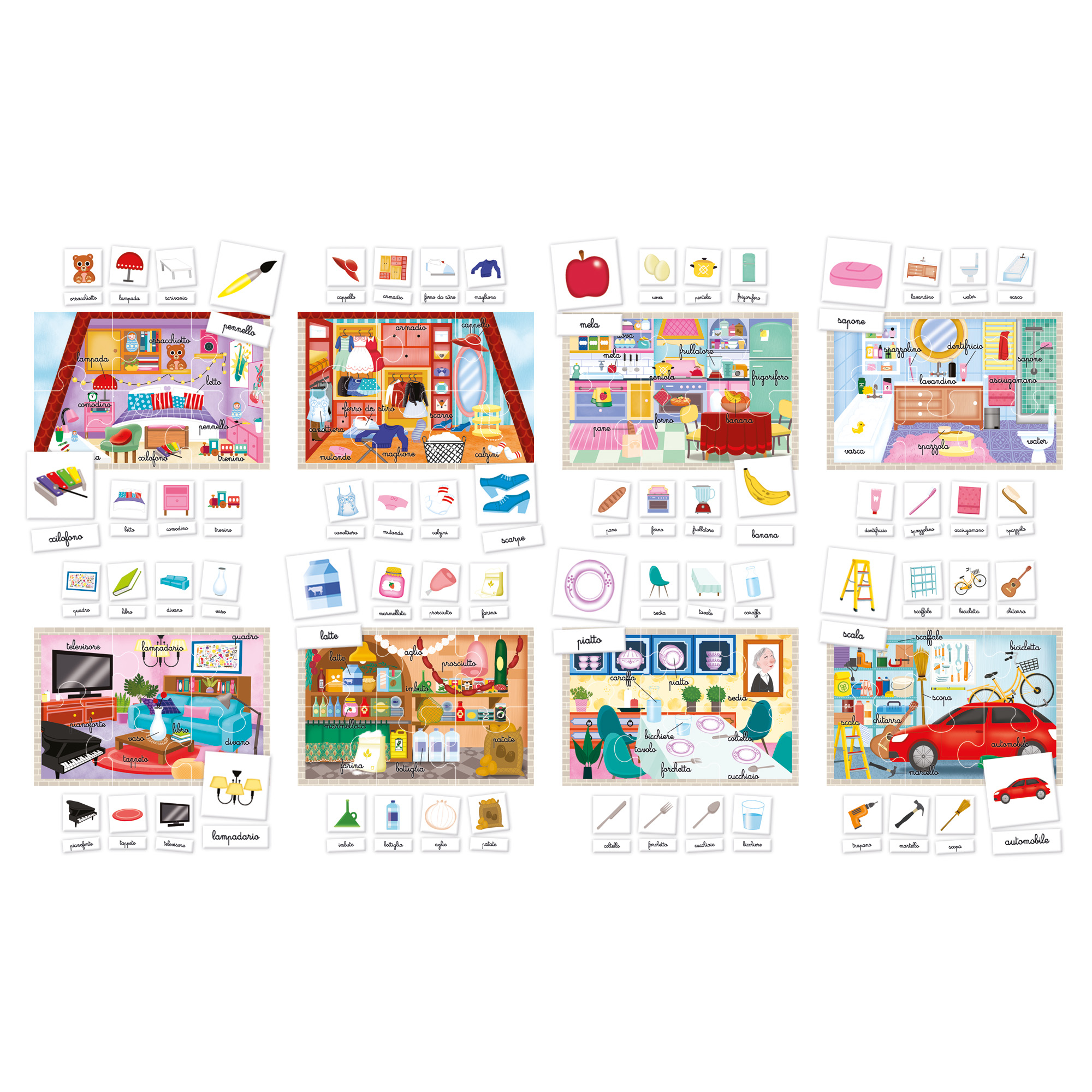 Headu la casa delle nomenclature montessori - 