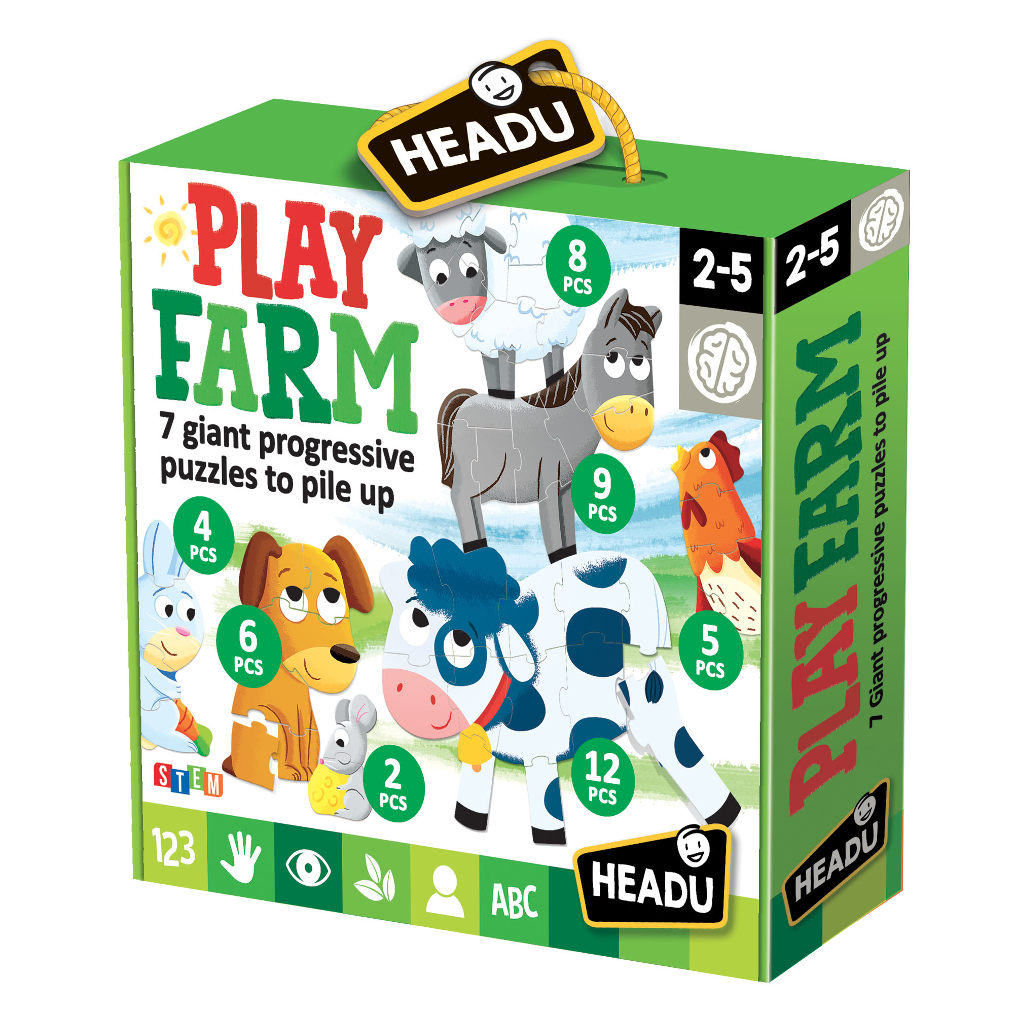Headu play farm progressive puzzle - 