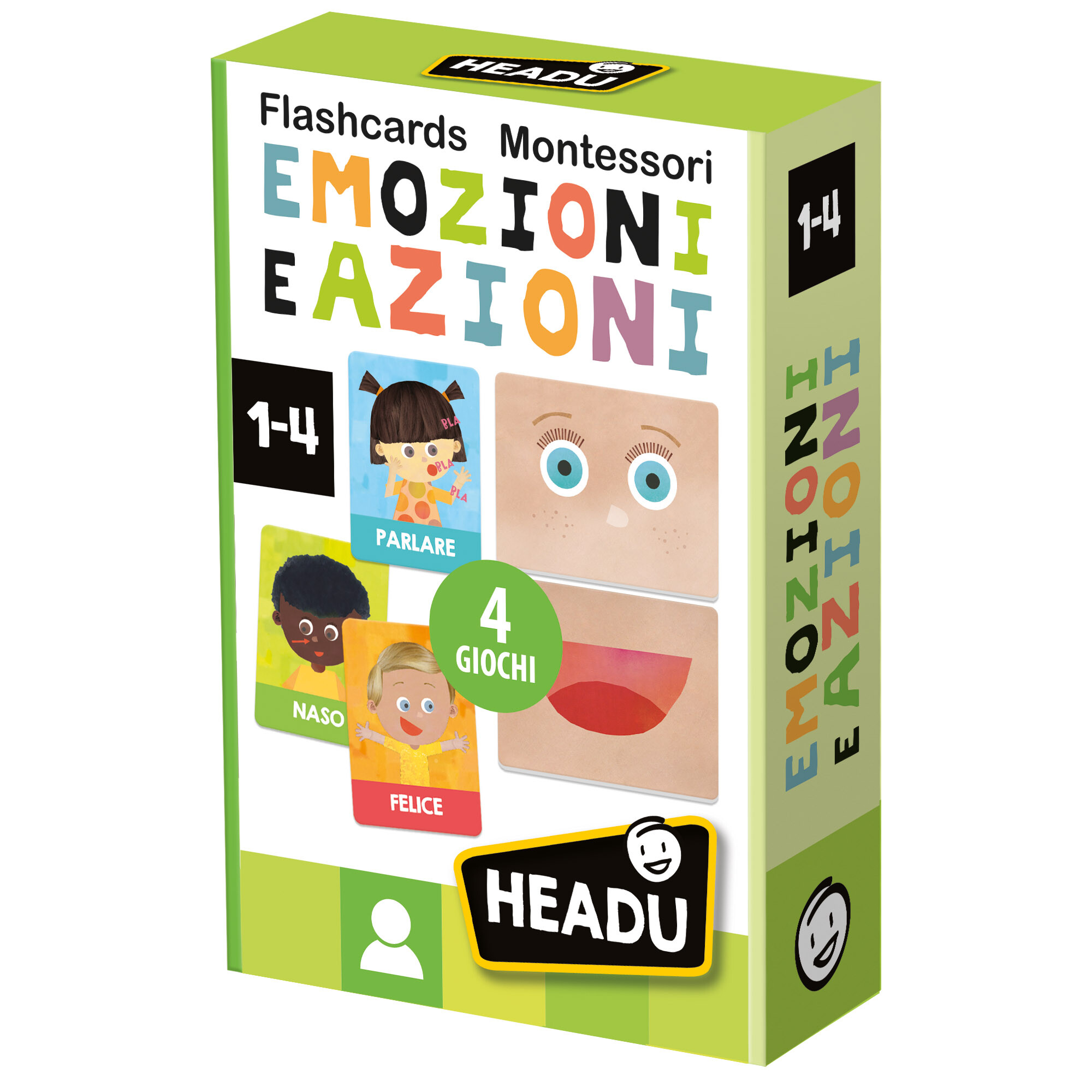 Headu - headu flashcards montessori emozioni e azioni - HEADU