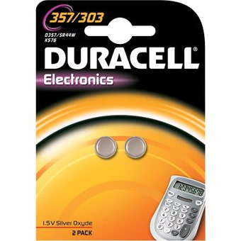 Duracell 357/303 batteria monouso sr44 ossido d'argento (s) - 