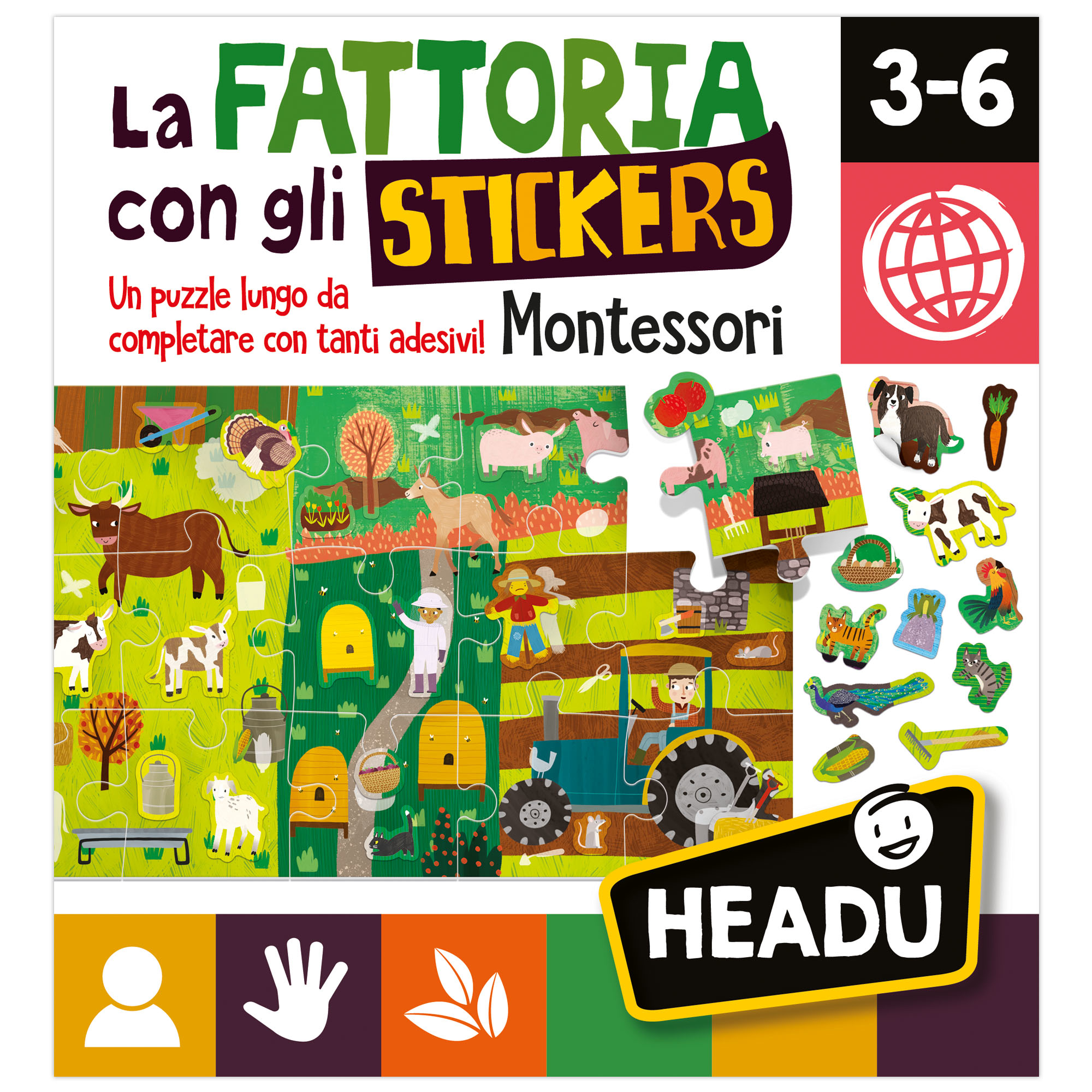 Headu la fattoria con gli stickers - 