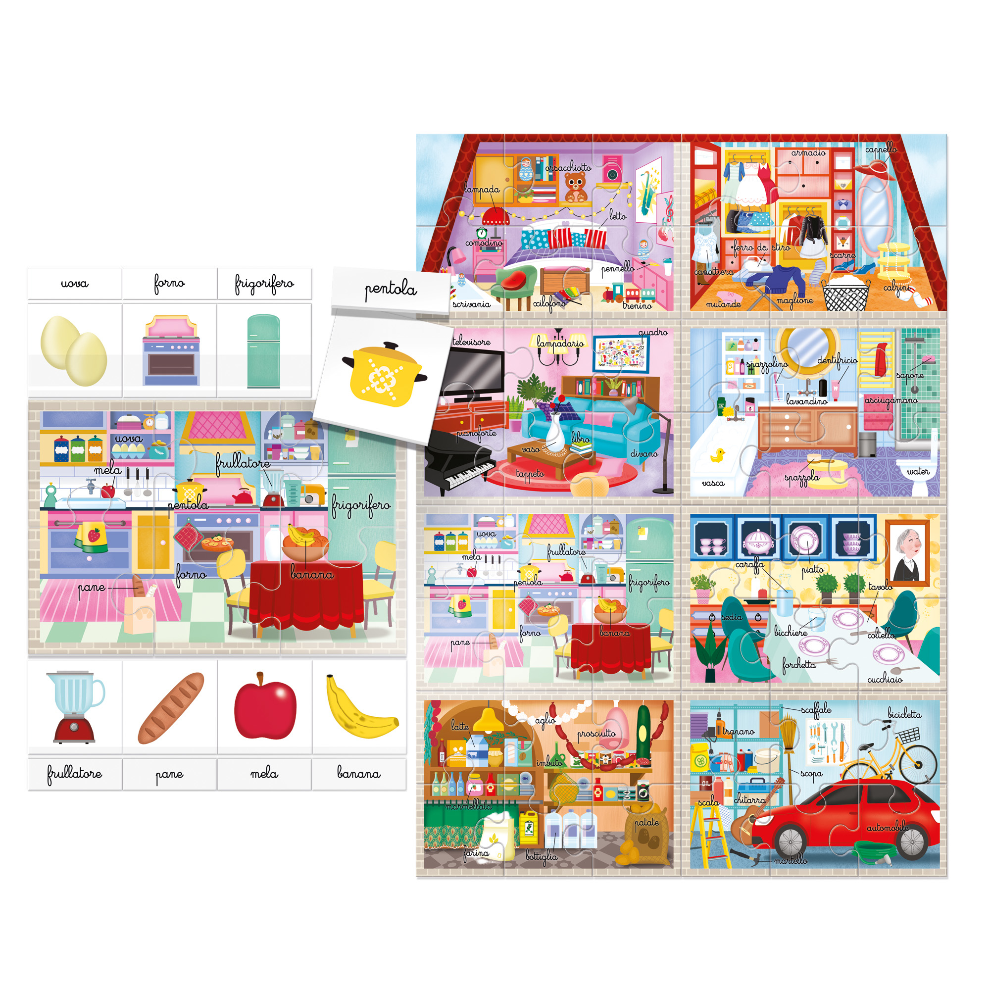 Headu la casa delle nomenclature montessori - 