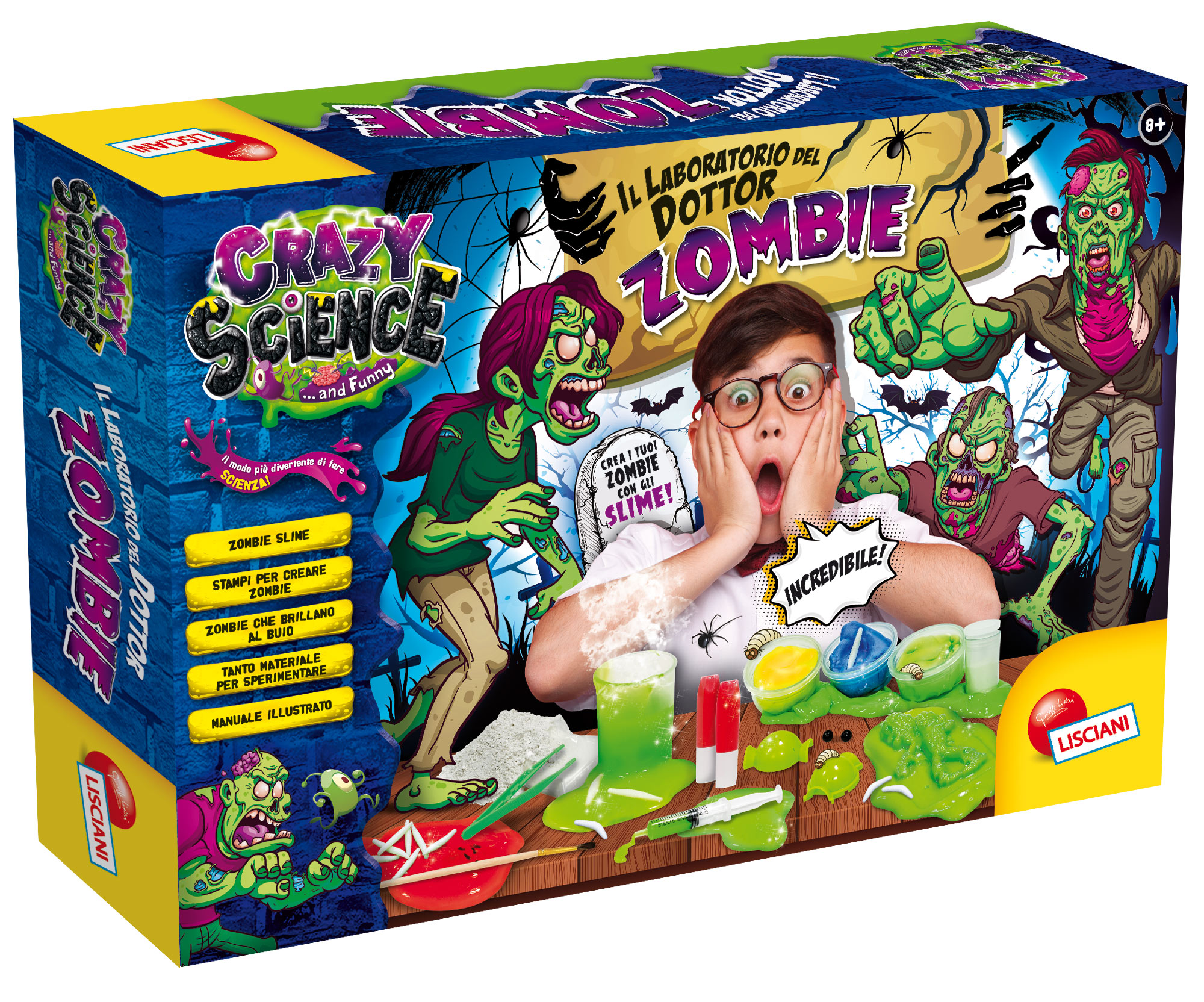 Lisciani - crazy science il laboratorio del dottor zombie - LISCIANI