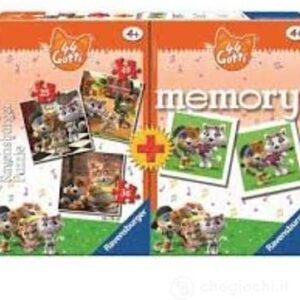 Ravensburger multipack memory®+ 3 puzzle - 44 gatti - 