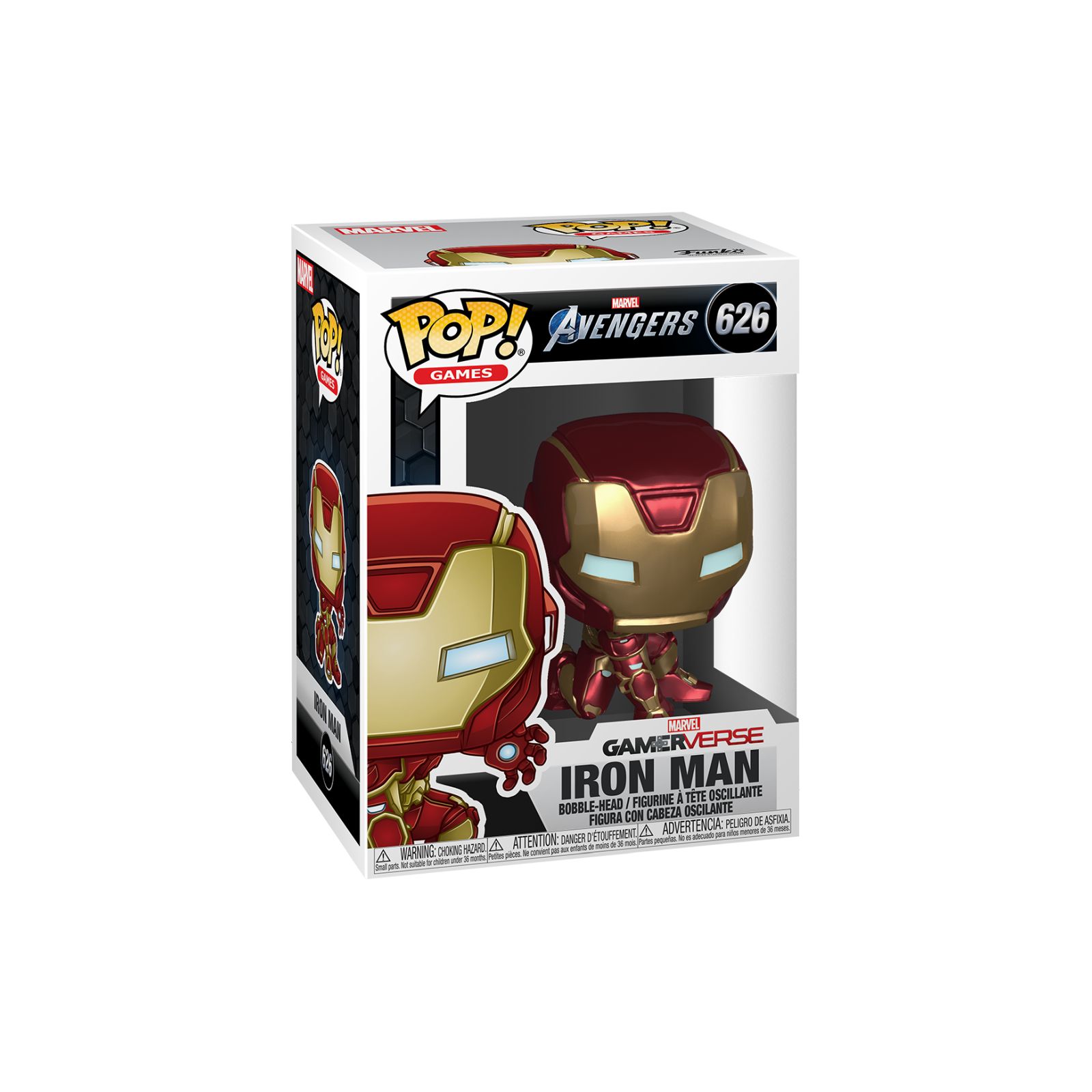Funko pop games: avengers endgame - iron man (tuta stark tech) - FUNKO POP!, Avengers