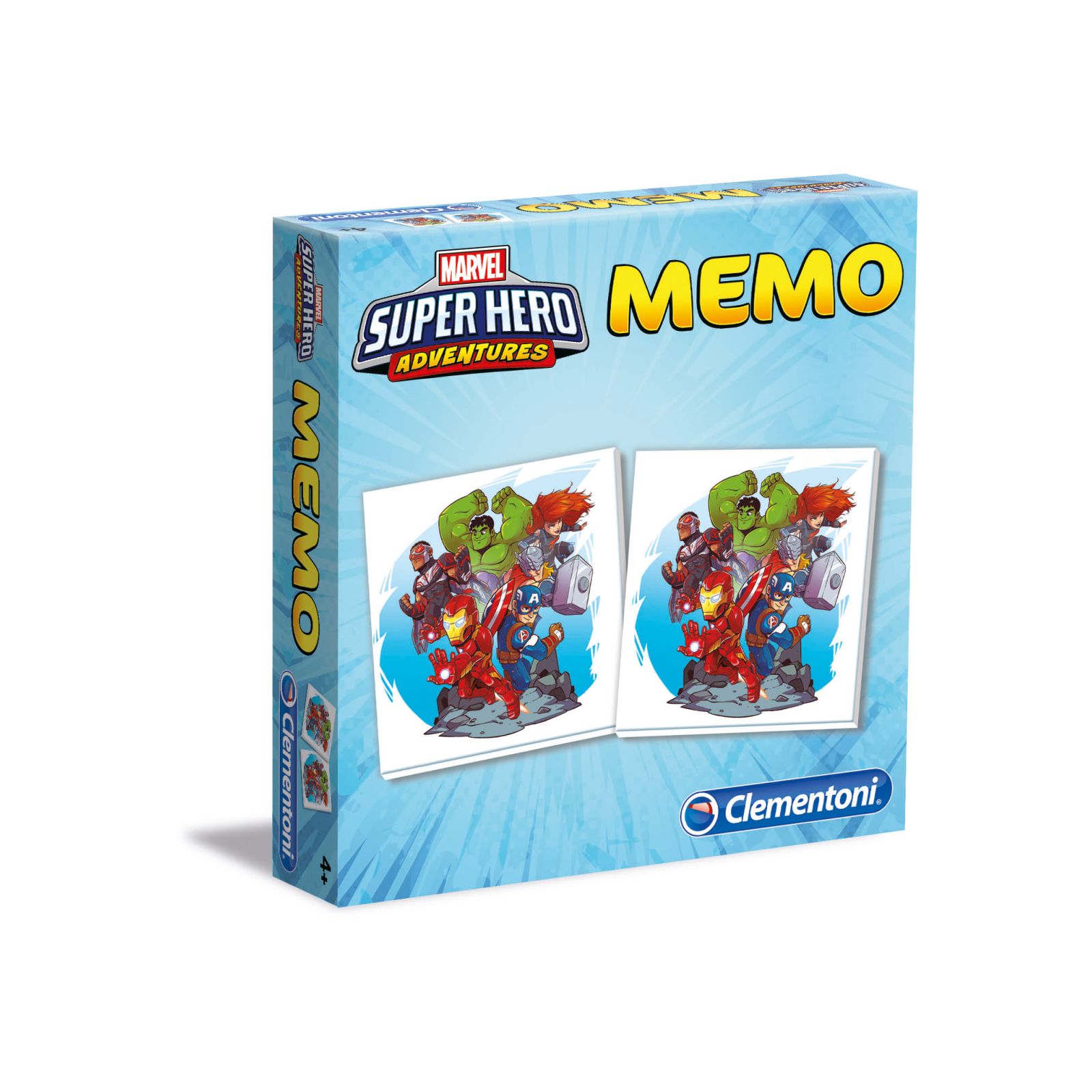 Clementoni - 18075 - memo games marvel super hero - 