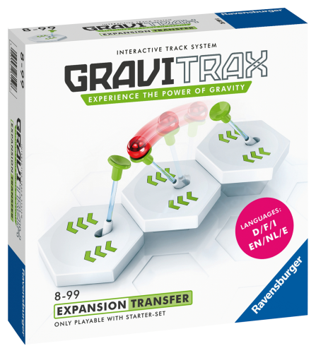 Ravensburger gravitrax transfer, gioco innovativo ed educativo stem, 8+, accessorio - GRAVITRAX