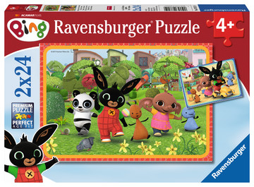 Ravensburger puzzle 2x24 - bing - BING, RAVENSBURGER